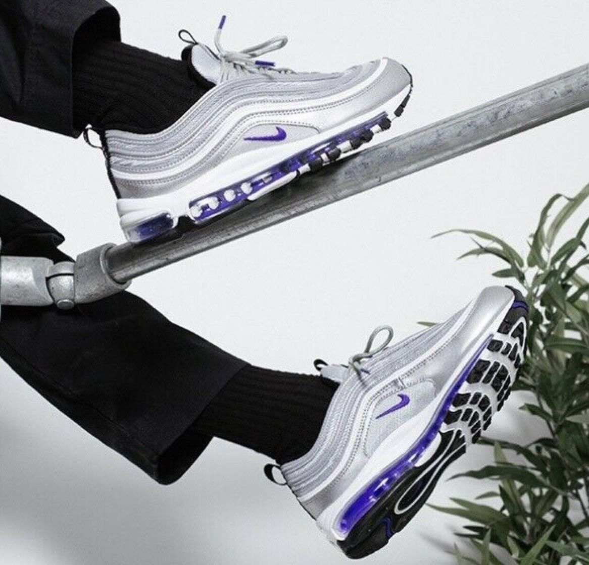 Nike Nike Air Max 97 Vintage Purple Silver Size US 6.5 / EU 39-40 - 1 Thumbnail