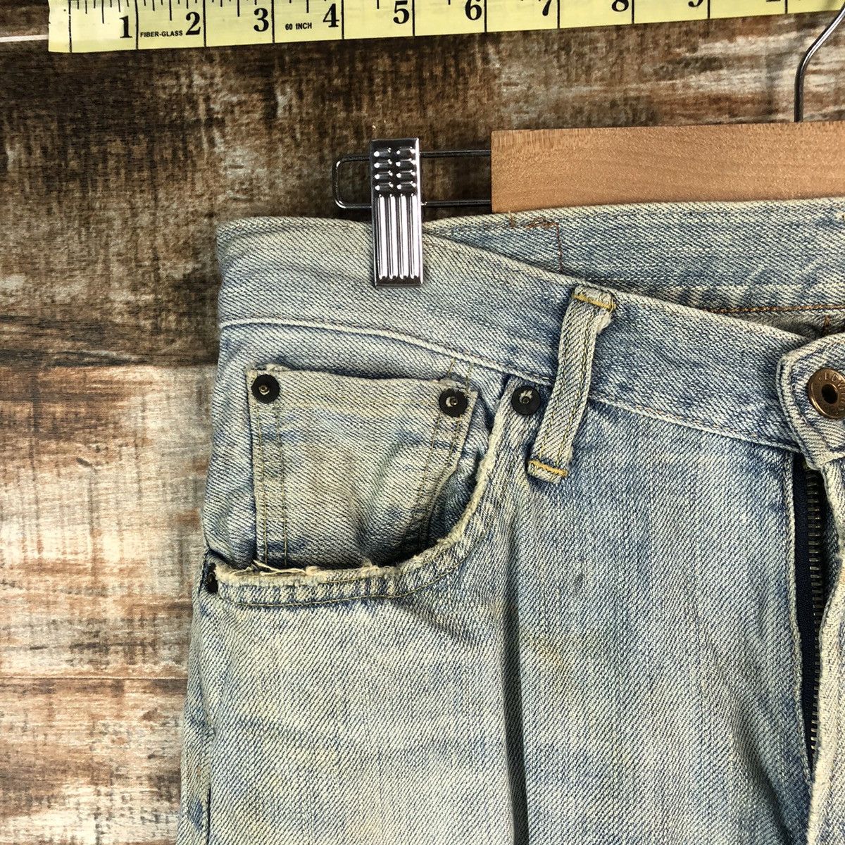 Edwin Edwin japan selvedge Blue Denim Pants #A2142 Size US 32 / EU 48 - 7 Thumbnail