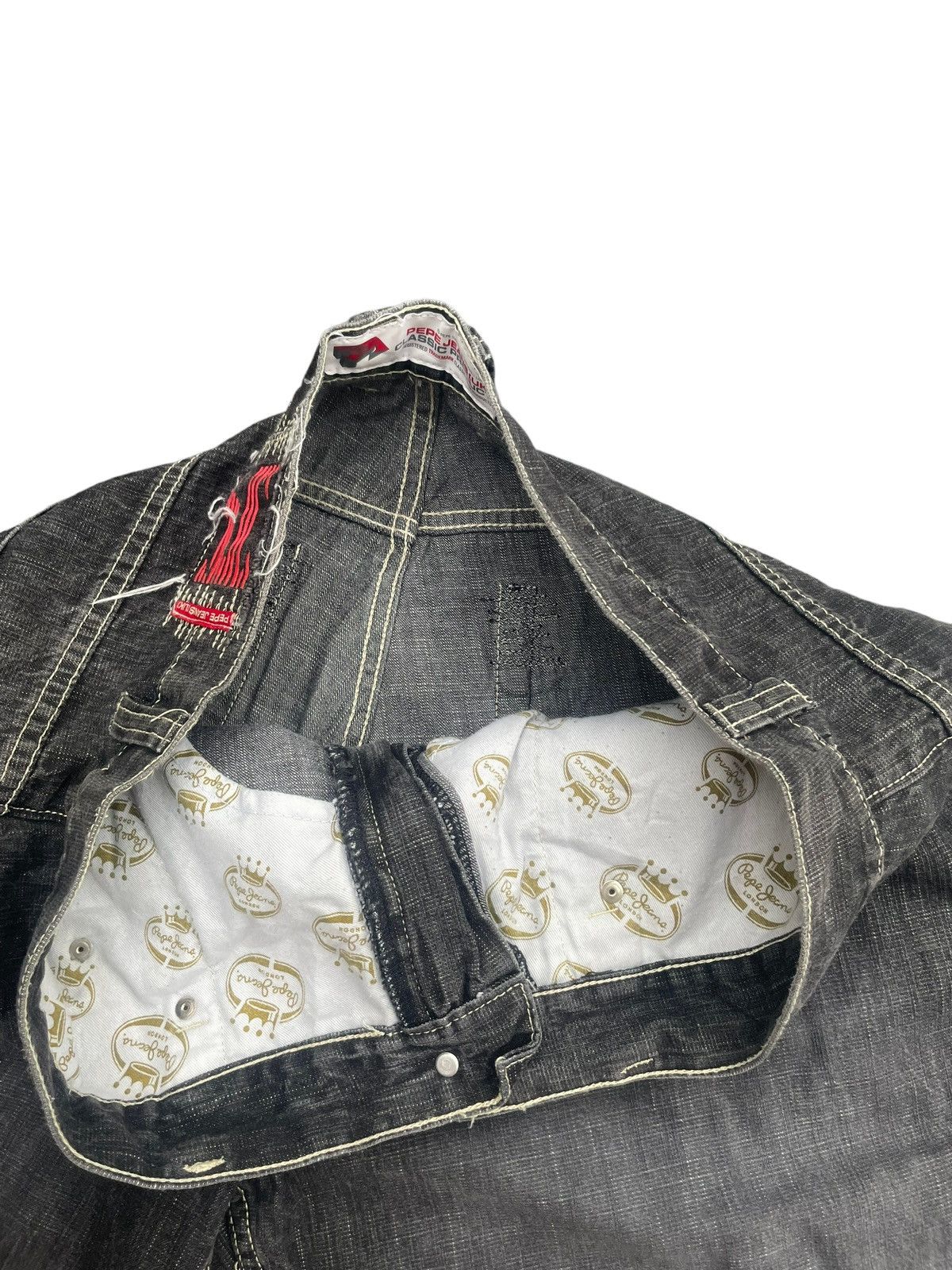 JNCO Pepe Jeans UK Baggy Custom Denim Size US 39 - 7 Thumbnail