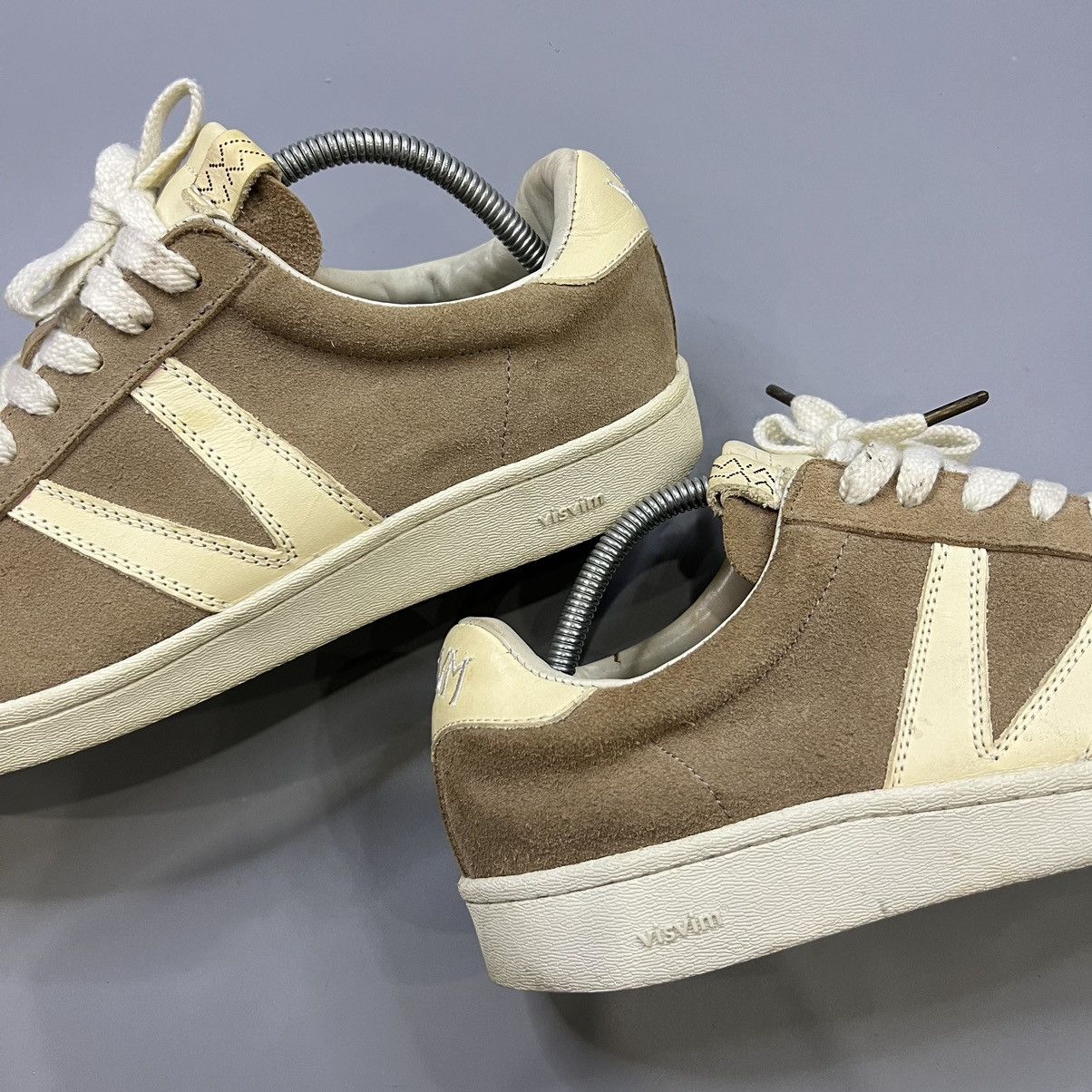 Visvim Visvim Corda-Folk Leather Trimmed Suede Sneaker Size US 9 / EU 42 - 8 Thumbnail