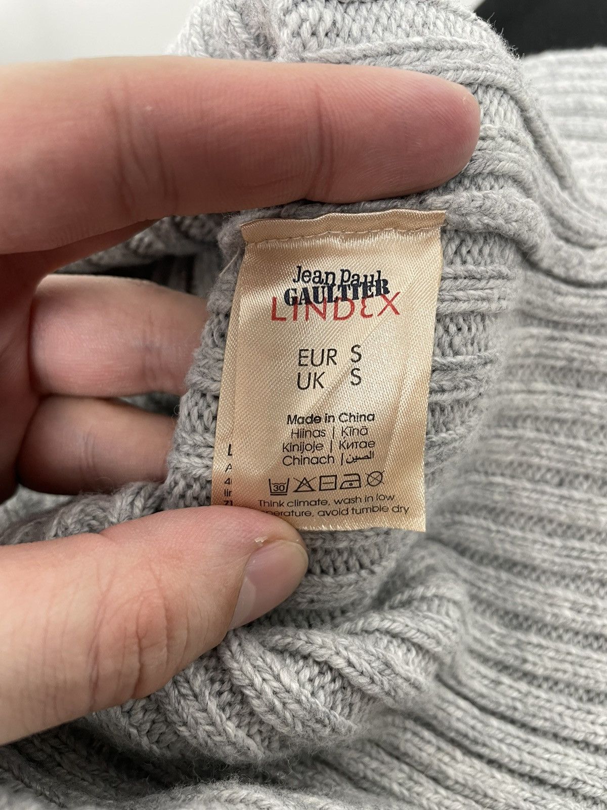 Jean Paul Gaultier Jean Paul Gaultier Zippers Grey Sweater Rare Size US S / EU 44-46 / 1 - 6 Thumbnail
