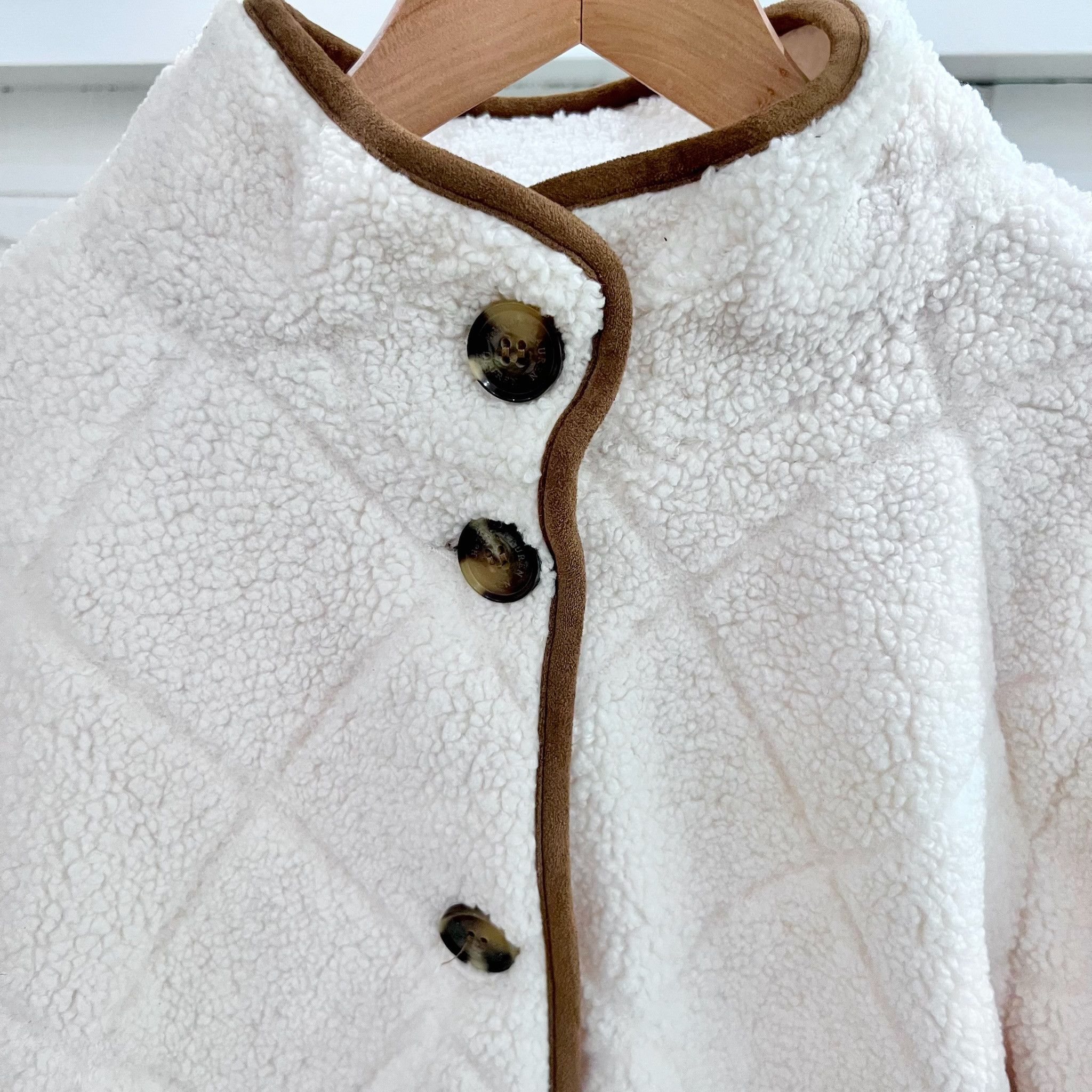 Lauren Ralph Lauren Lauren Ralph Lauren Quilted Faux Shearling Sherpa Jacket Size L / US 10 / IT 46 - 3 Thumbnail