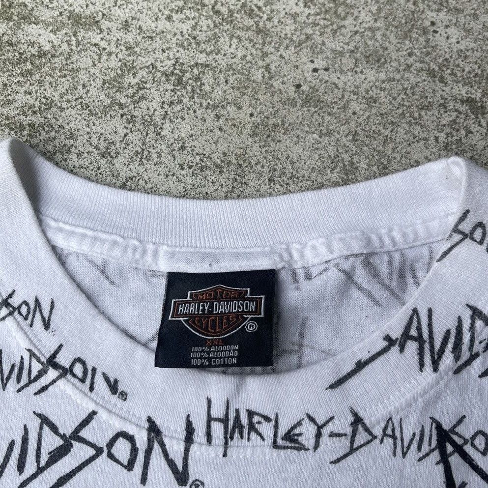 Harley Davidson Vintage 2000s Y2K Harley Davidson Skull Shirt ERD Grunge WCC Size US XXL / EU 58 / 5 - 3 Thumbnail