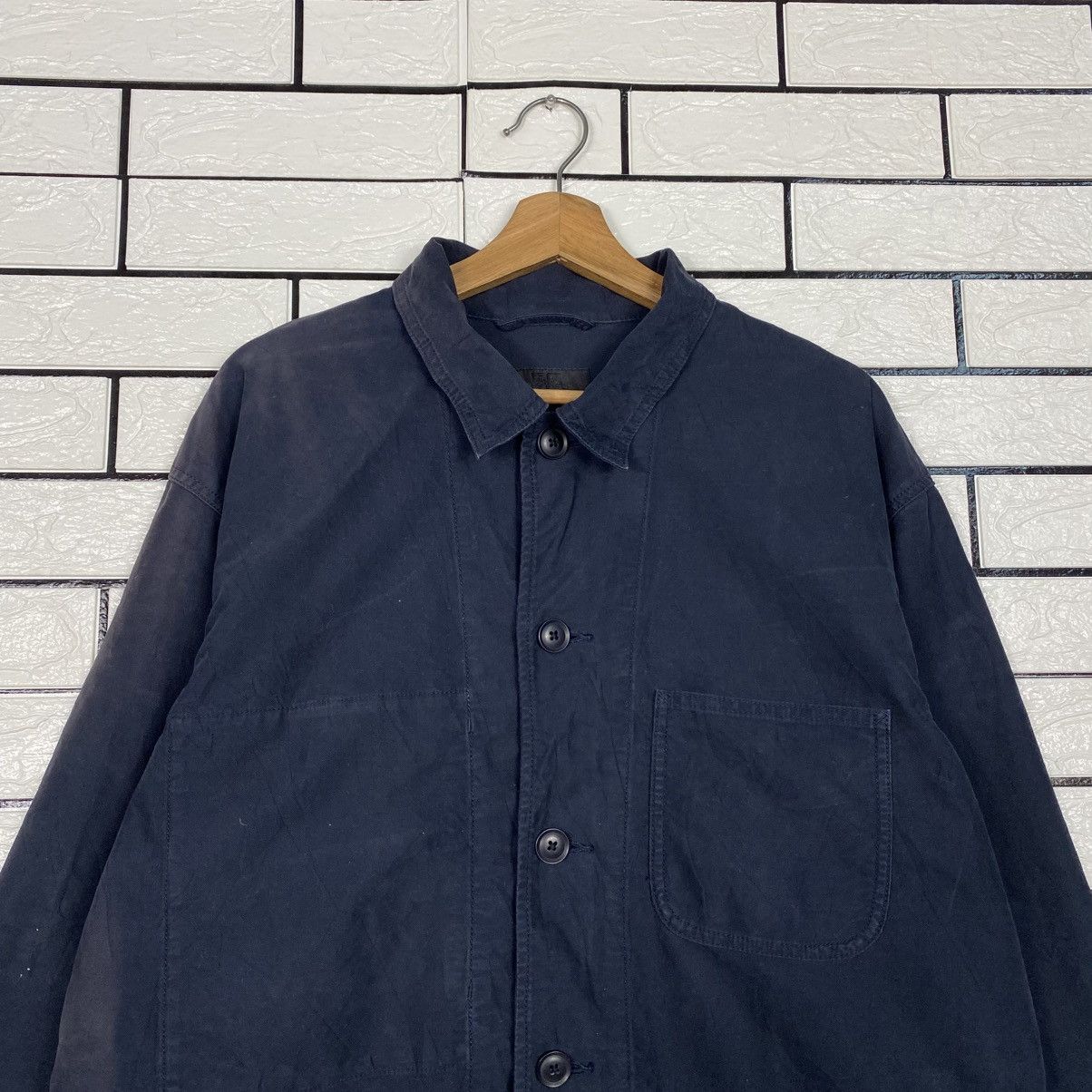 Japanese Brand 📌Vintage Chore Work Jacket Uniqlo Multi Pocket Issey Miyake Size US L / EU 52-54 / 3 - 4 Thumbnail