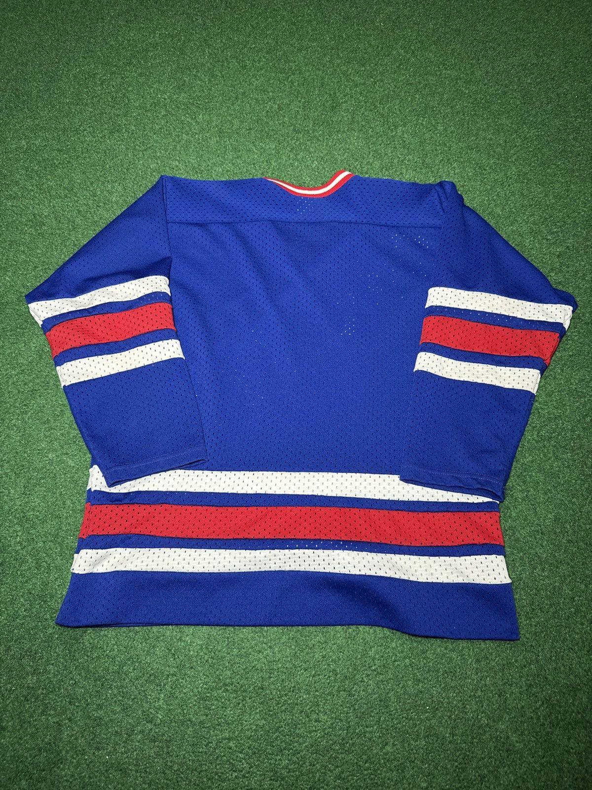 Vintage Vintage 80s New York Rangers Hockey Retro Hockey Jersey M/L Size US L / EU 52-54 / 3 - 3 Thumbnail