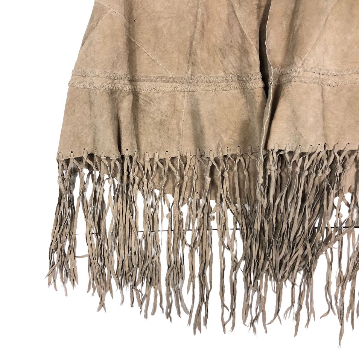 If Six Was Nine 🔥Vintage Cloaks Leather Cowboy Design By Goa Issey Miyake Size US M / EU 48-50 / 2 - 4 Thumbnail