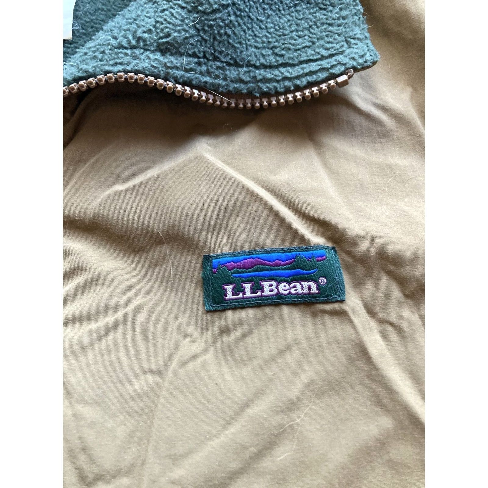 Vintage VINTAGE L.L. Bean Jacket Bomber Full Zip Mens 2XL Beige Size US XXL / EU 58 / 5 - 5 Thumbnail