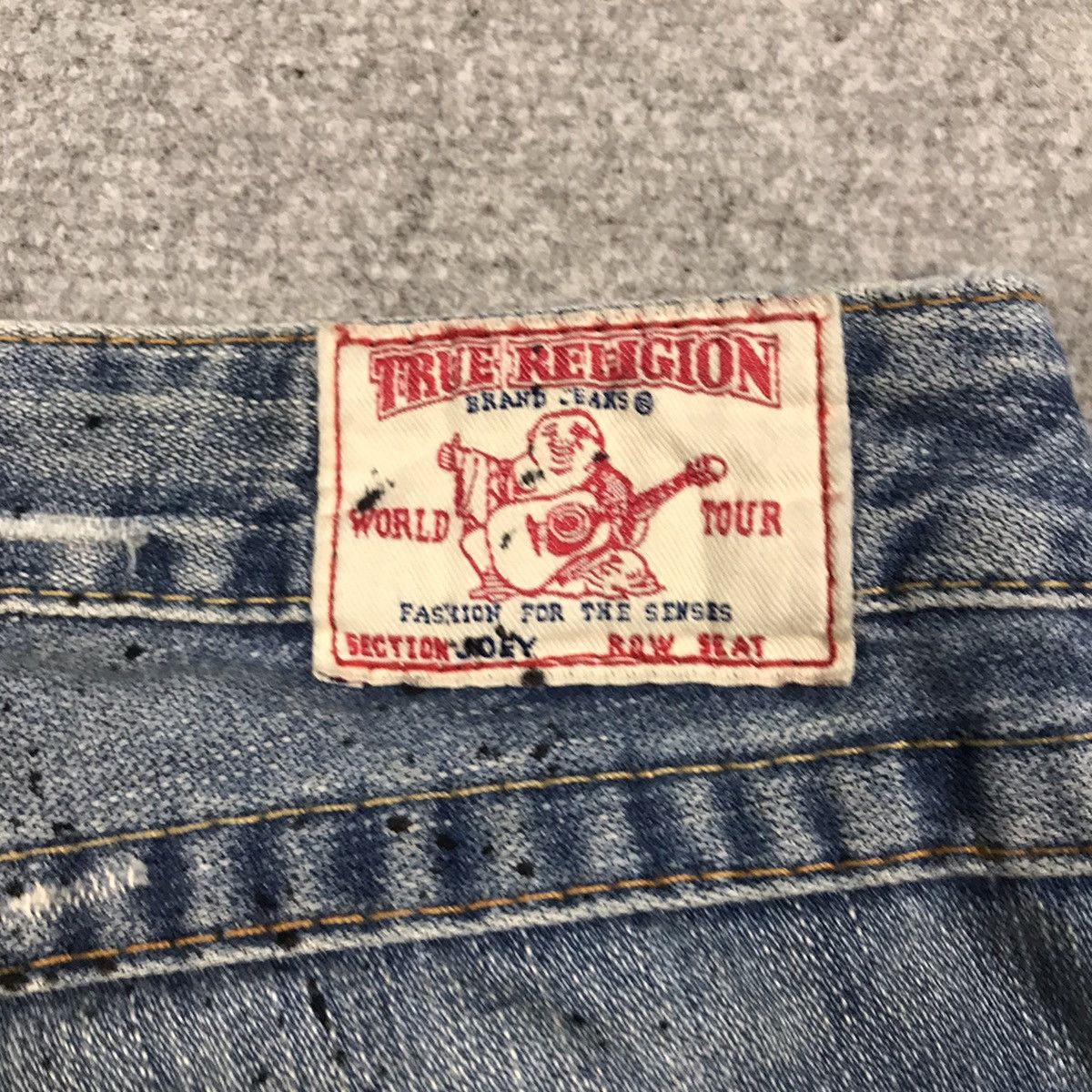 Japanese Brand FLARE TRUE RELIGION BOOT CUT DENIM DISTRESSED DENIM PANTS Size 26" / US 2 / IT 38 - 14 Thumbnail