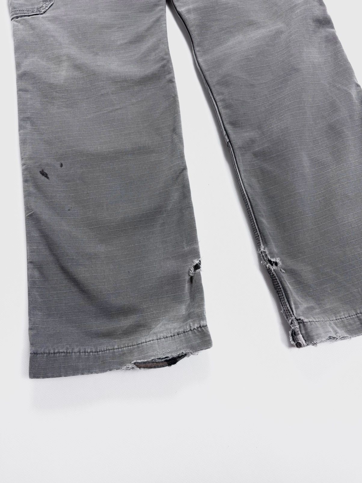 Carhartt Vintage Carhartt Flannel Double Knee Cargo Work Pants Size US 31 - 19 Thumbnail