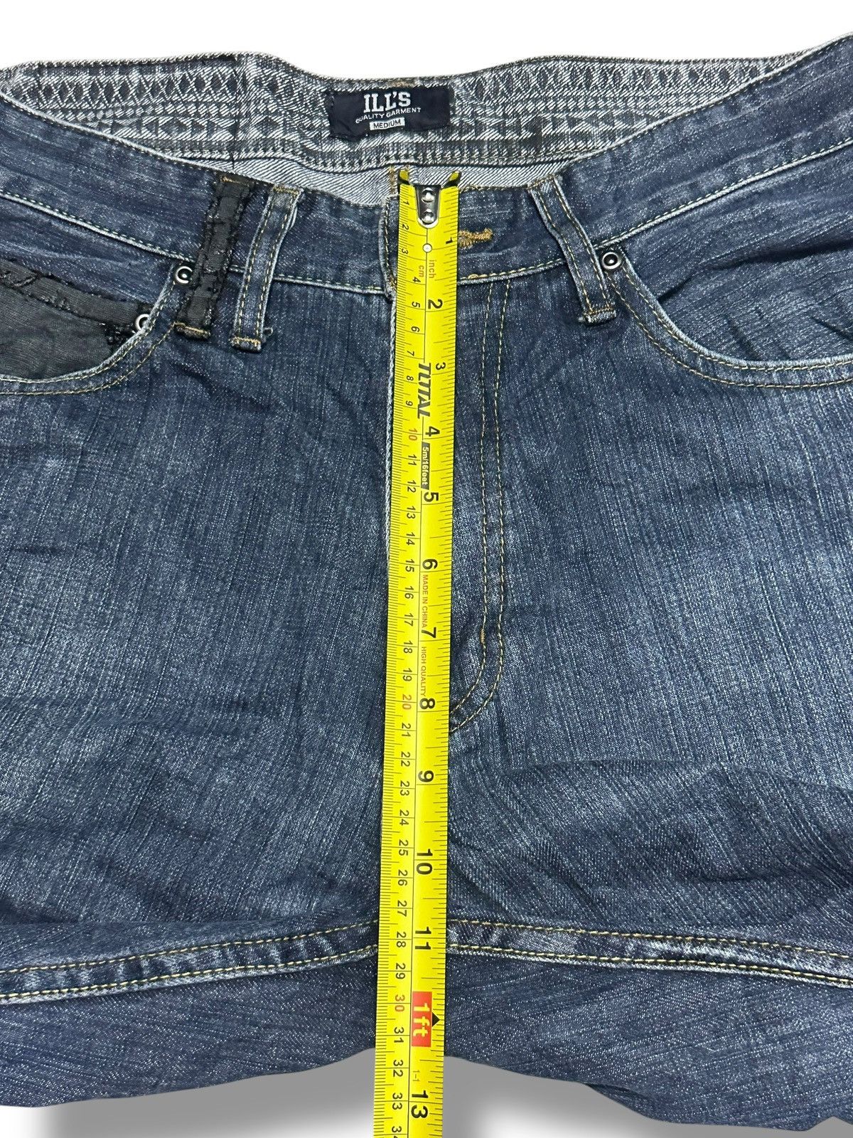 Other ill's Vintage Jeans Embroidered Baggy Loose Style Faded Wash Size US 31 - 16 Thumbnail