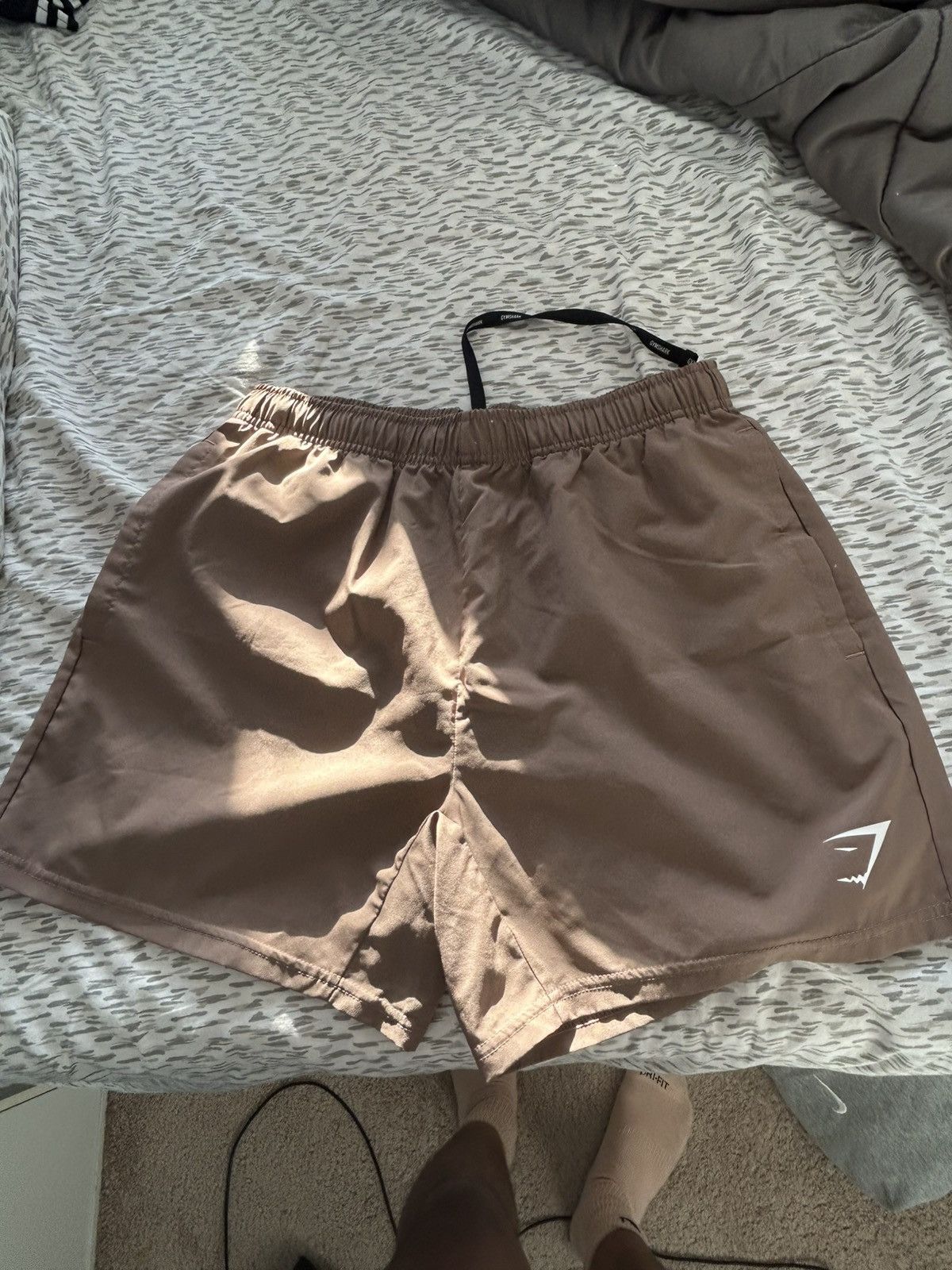 Gymshark Gymshark Brown Training Shorts Medium Size US 28 / EU 44 - 1 Thumbnail