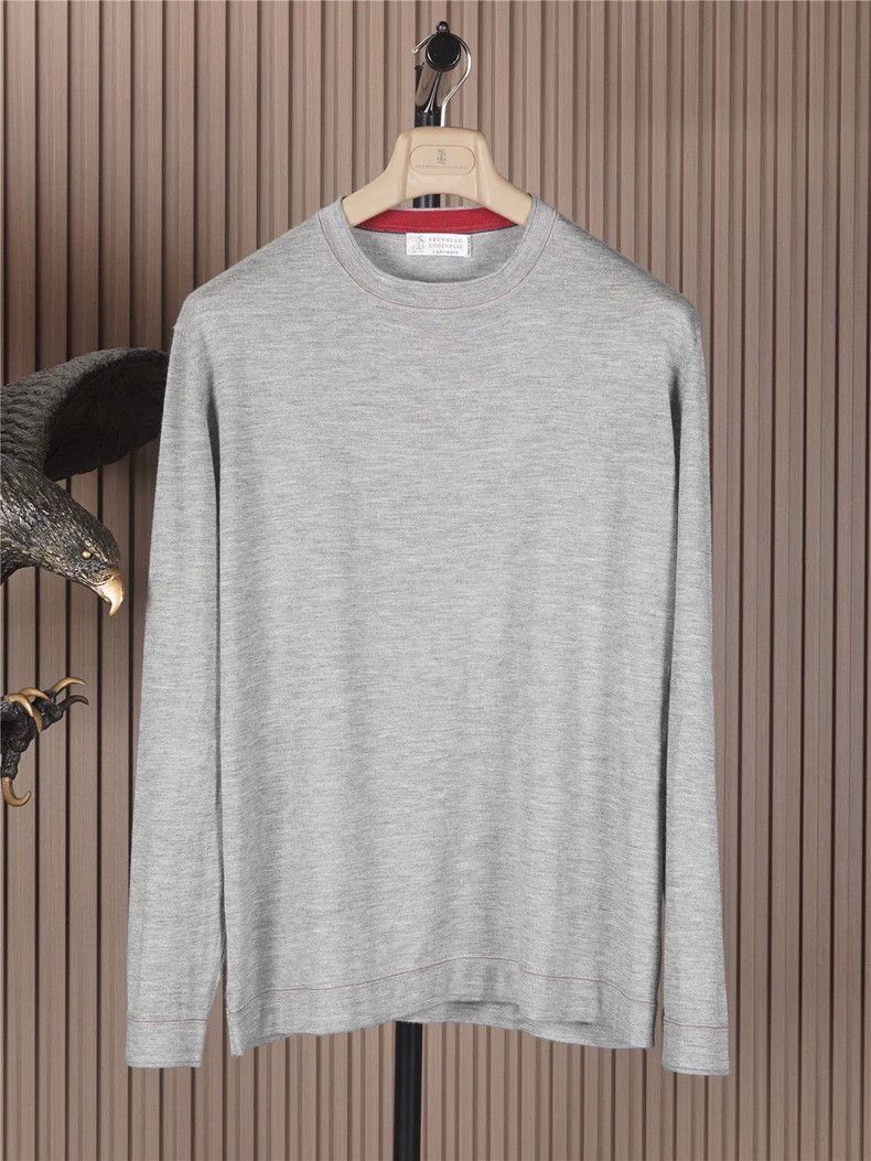 Brunello Cucinelli Brunello Cucinelli Cashmere Silk Sweater Size US XL / EU 56 / 4 - 1 Thumbnail