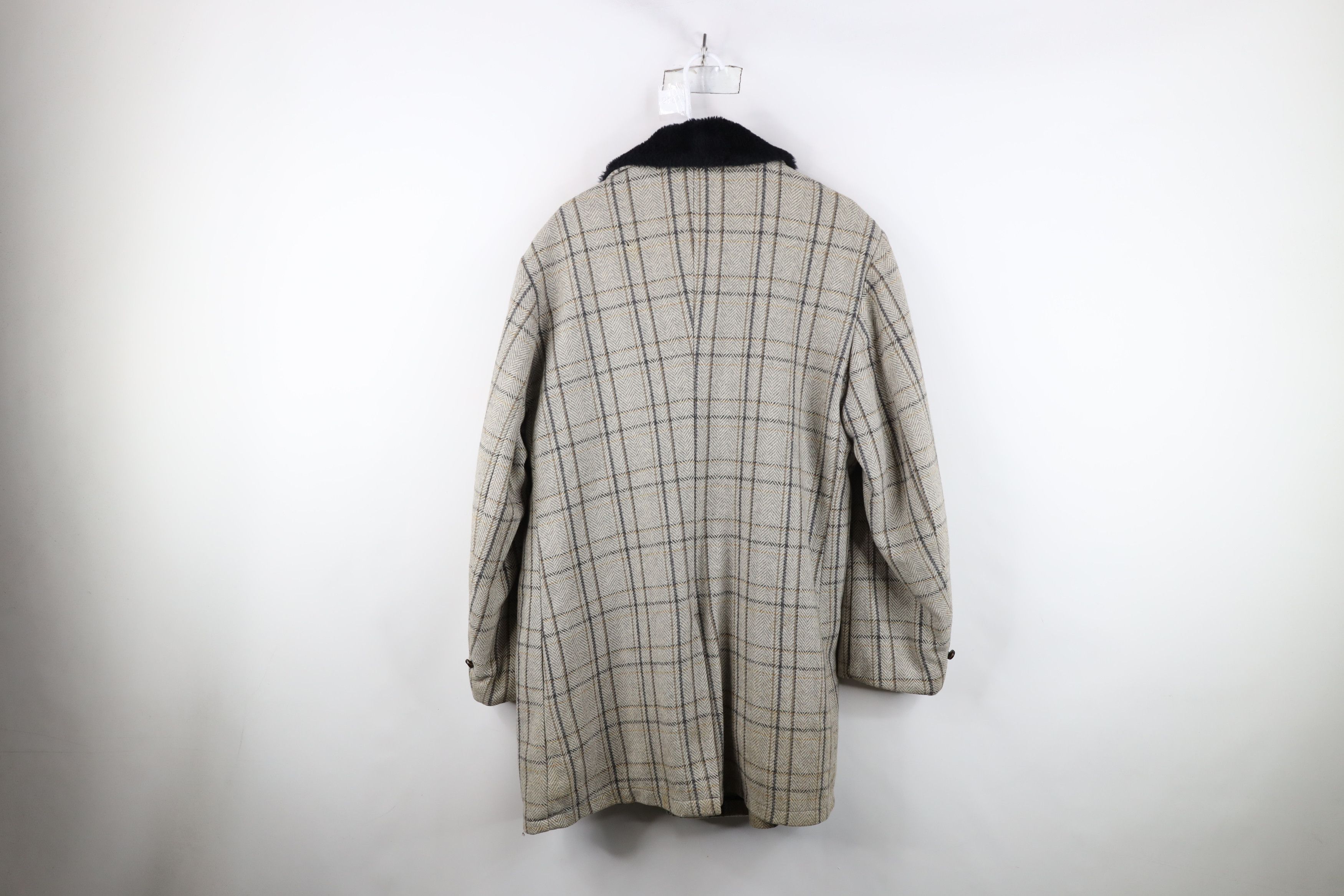 Vintage Vintage 70s Streetwear Plaid Fleece Lined Jacket USA Size US XXL / EU 58 / 5 - 11 Thumbnail