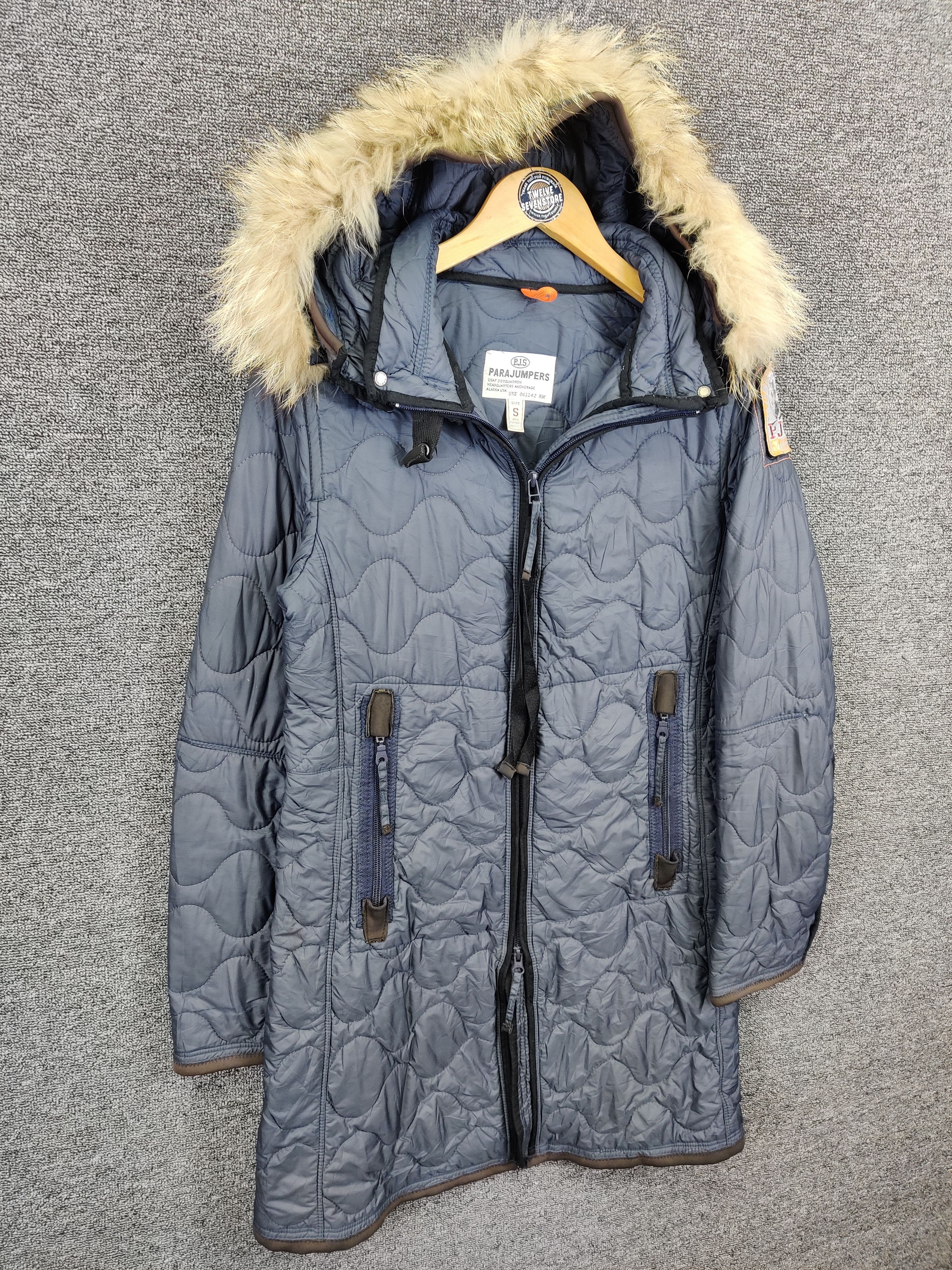 Vintage Vintage Parajumpers Quilted Military Parkas Fur Size US S / EU 44-46 / 1 - 5 Thumbnail