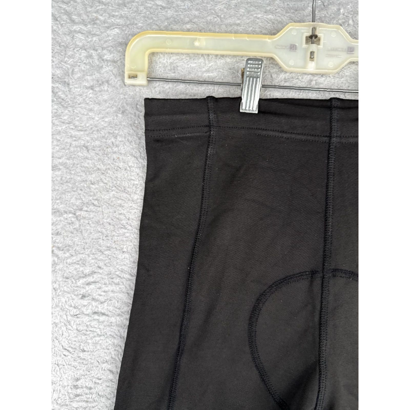 Logo 7 VINTAGE Logo Shorts Adult Medium Black Polyester Spandex Blend Jammer Style Shirt Bottom Mens Jammer Logo Shorts Black Medium Vintage 90s Sports Size US 31 - 4 Thumbnail