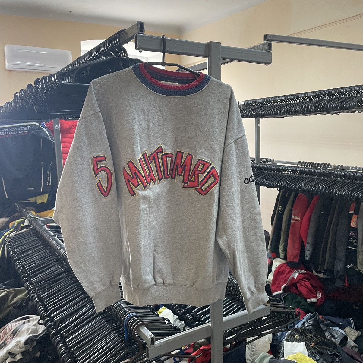 Adidas × Vintage Vintage 90s MUTOMBO adidas Sweatshirt Olympic equipment Size US L / EU 52-54 / 3 - 1 Thumbnail