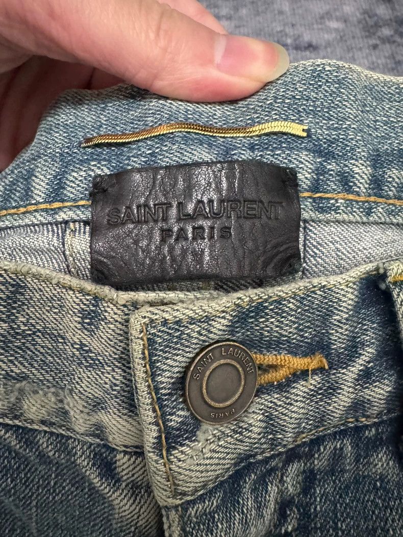 Saint Laurent Paris saint laurent paris14SS Knife Cut Jeans of Great Destructio Size US 27 - 6 Thumbnail