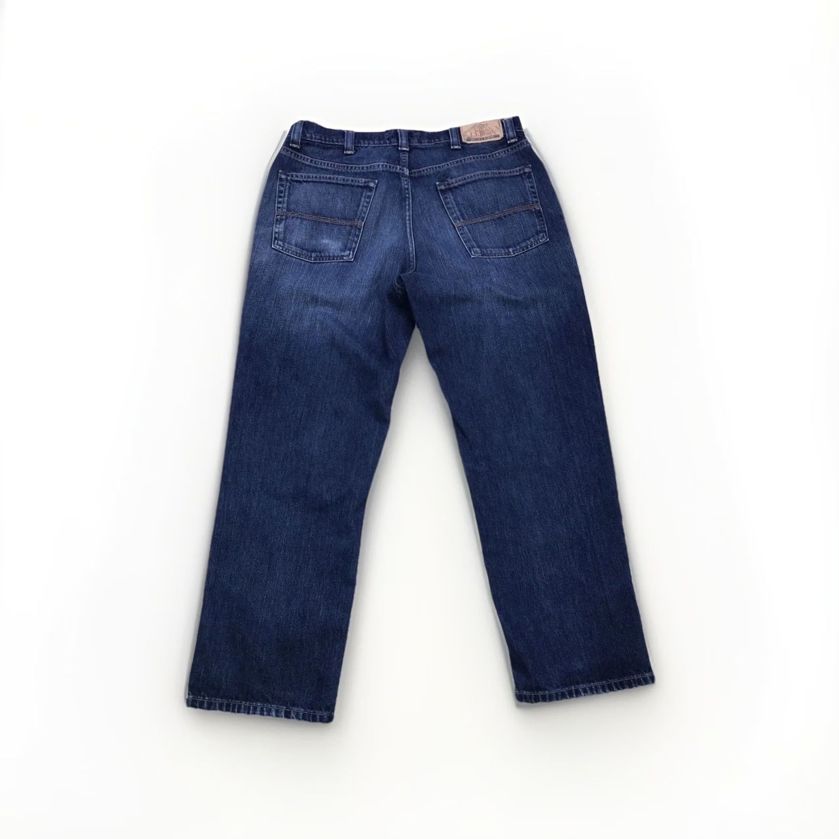 Vintage VINTAGE LL Bean Classic Fit Straight Leg Denim Jeans 34x29 Jeans Men Blue Cotton Denim 90s USA Mens Size US 34 / EU 50 - 5 Thumbnail