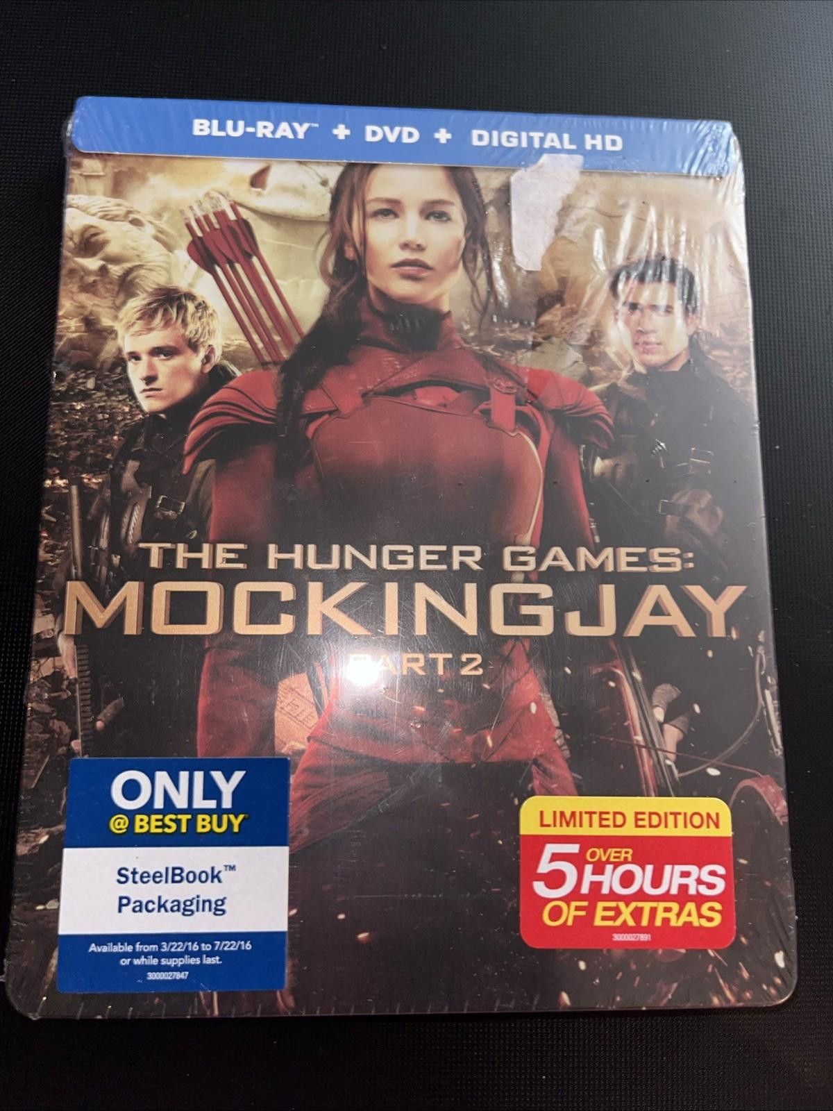 Other MOCKING JAY PART 2 ~ Steelbook ~ BluRay ~ SEALED!!! Size ONE SIZE - 1 Thumbnail