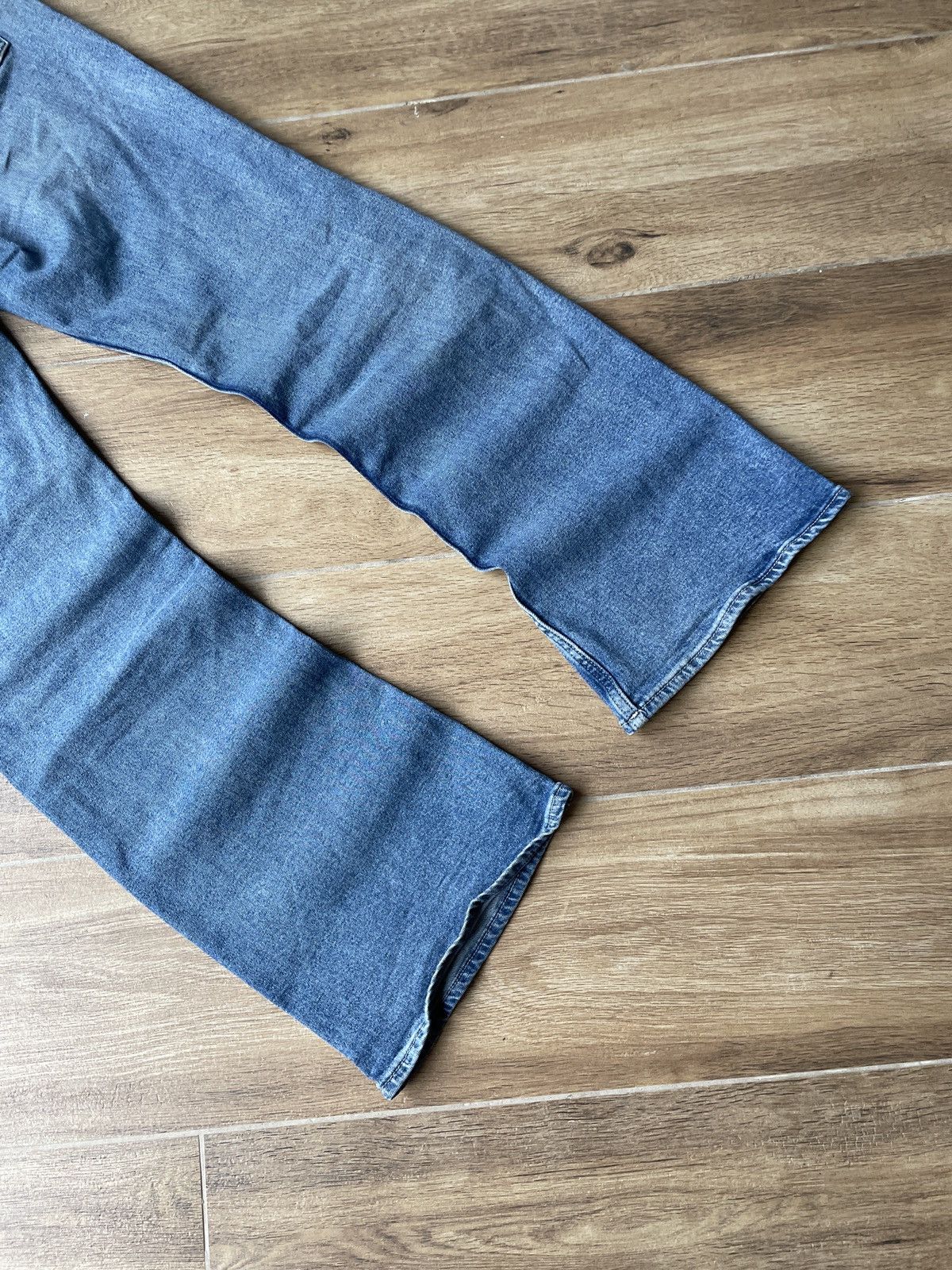 Vintage Vintage Flared Jeans Dirty Avant Garde Slim Japanese wide Size US 32 / EU 48 - 8 Thumbnail