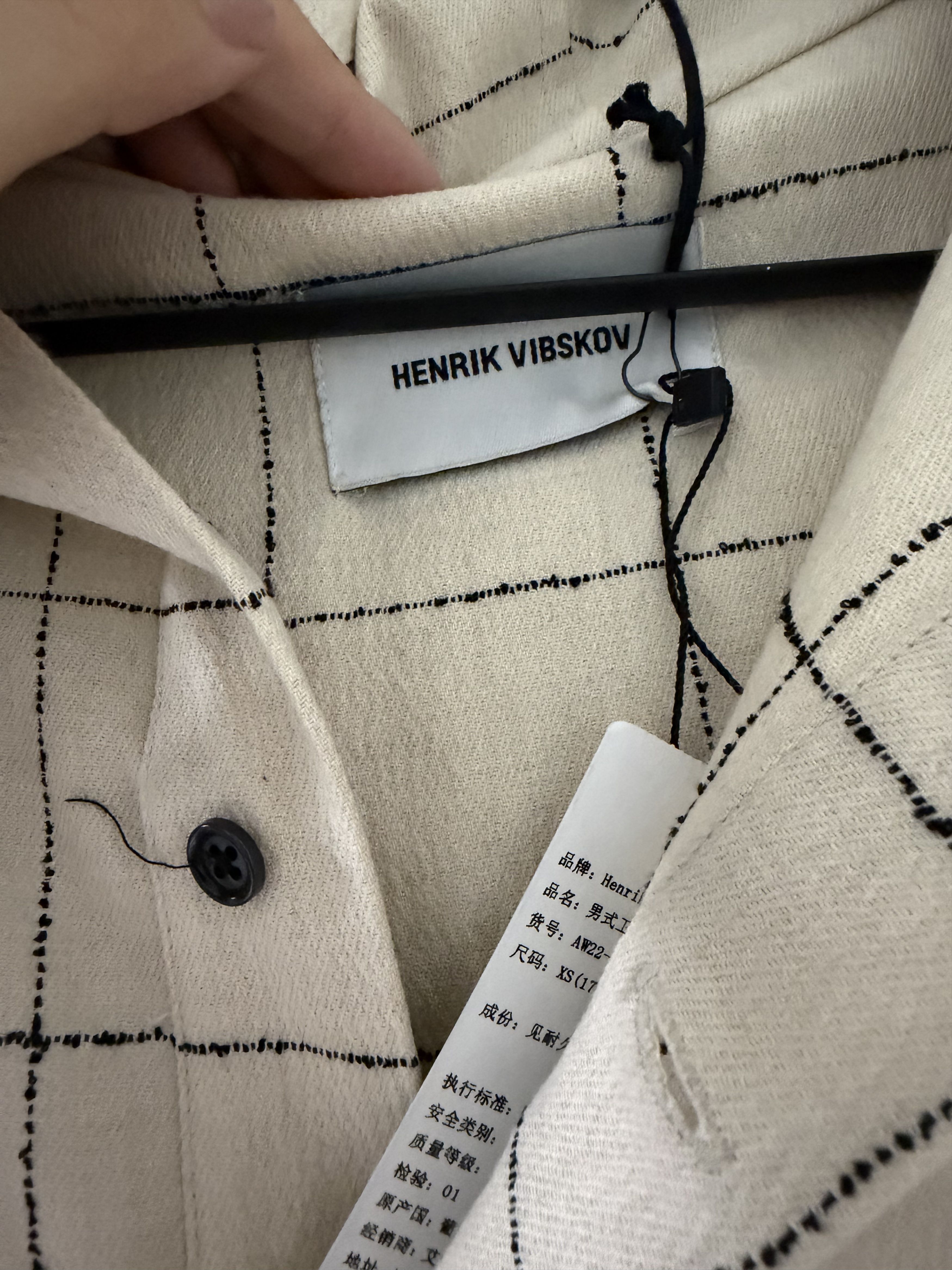 Henrik Vibskov Henrik Vibskov Men's Shirt-Style Sweatshirt Size US S / EU 44-46 / 1 - 2 Thumbnail