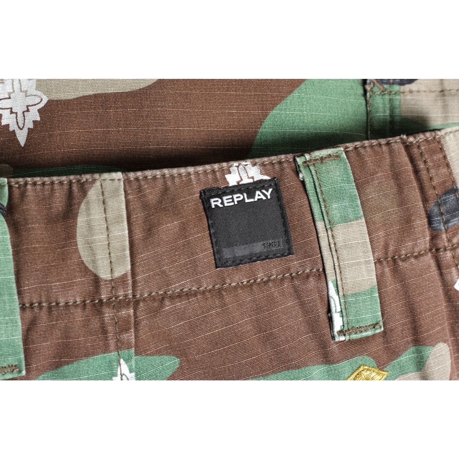 Replay REPLAY W8769N Camouflage Cargo Pants Trousers Women Size 27 30x28 DZ3402 Size 27" / US 4 / IT 40 - 5 Thumbnail