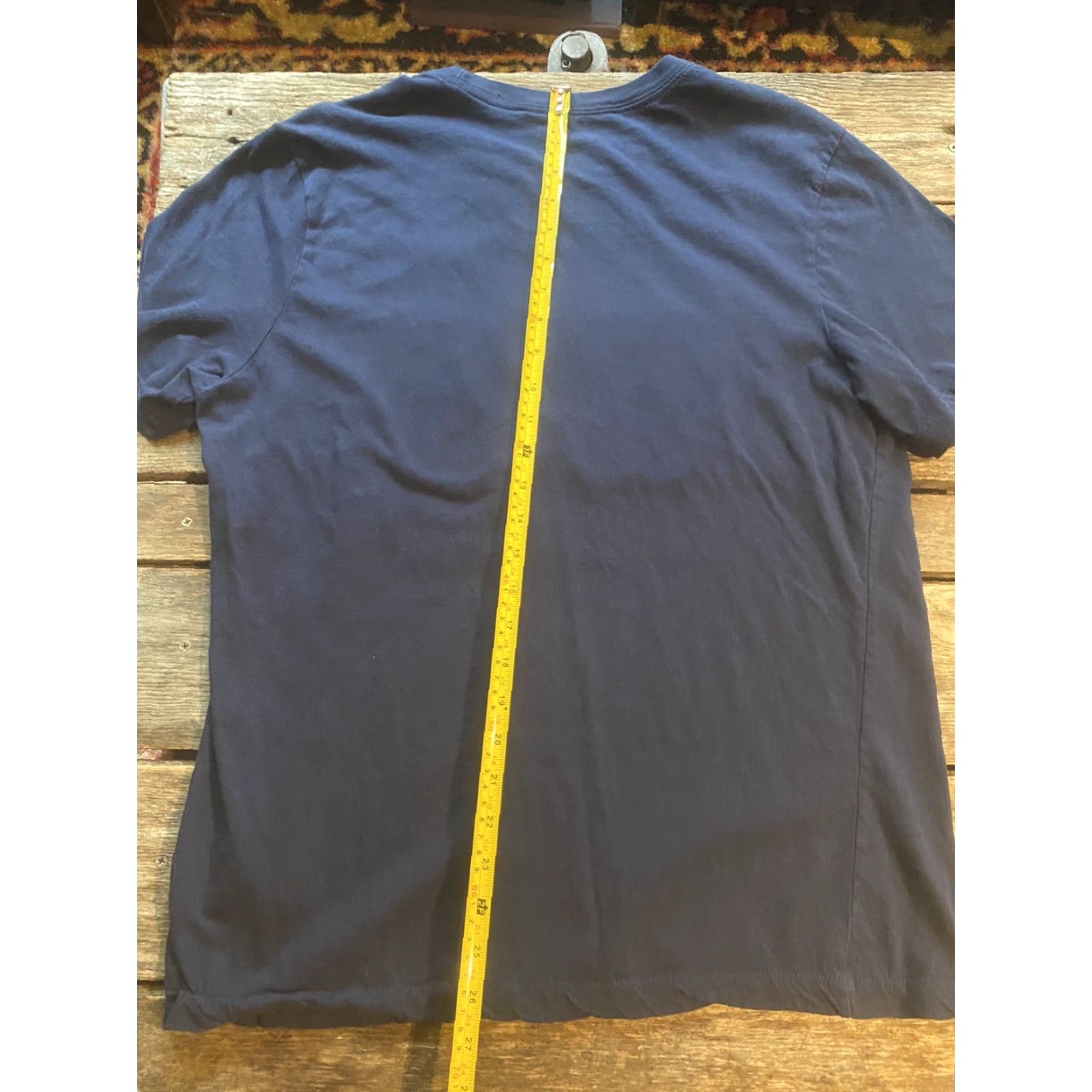 Nike Nike Air T-Shirt Men L Dark Blue Retro Logo Shirt Tee Athletic Fit Short Sleeve Crew Neck Logo 90s? Size US L / EU 52-54 / 3 - 6 Thumbnail