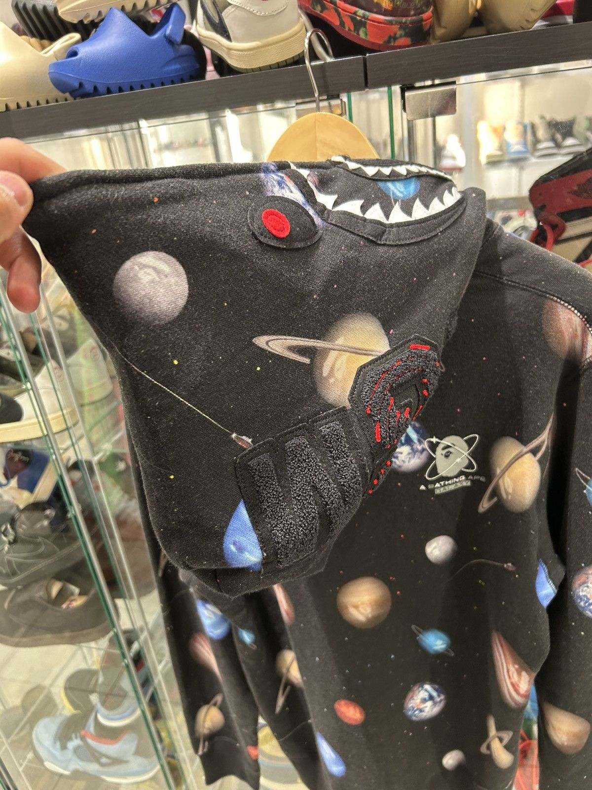 Bape BAPE Galaxy Shark Full Zip Hoodie Size US XL / EU 56 / 4 - 6 Thumbnail
