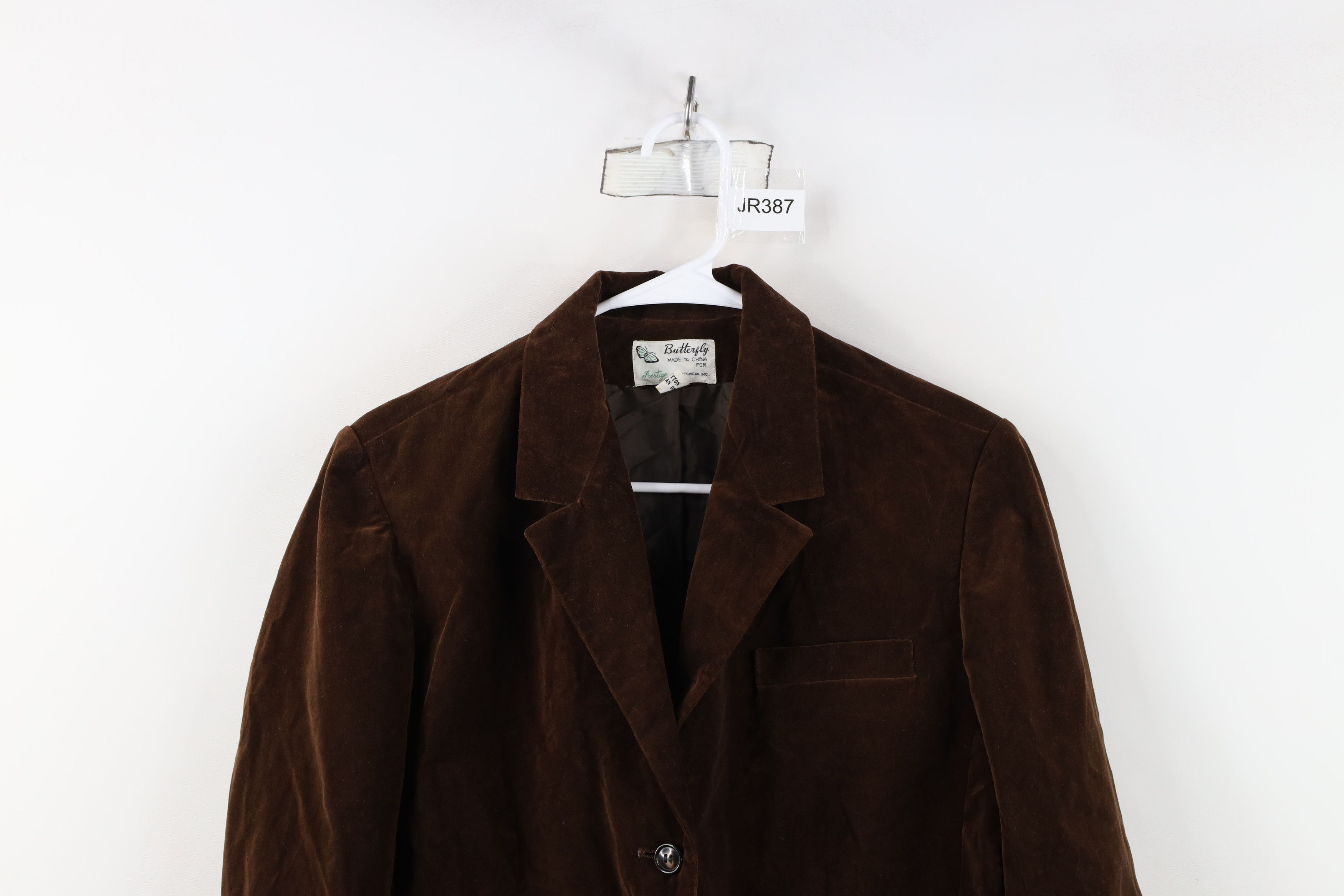 Vintage Vintage 60s 70s Rockabilly 2 Button Blazer Jacket Brown Size XL / US 12-14 / IT 48-50 - 2 Thumbnail