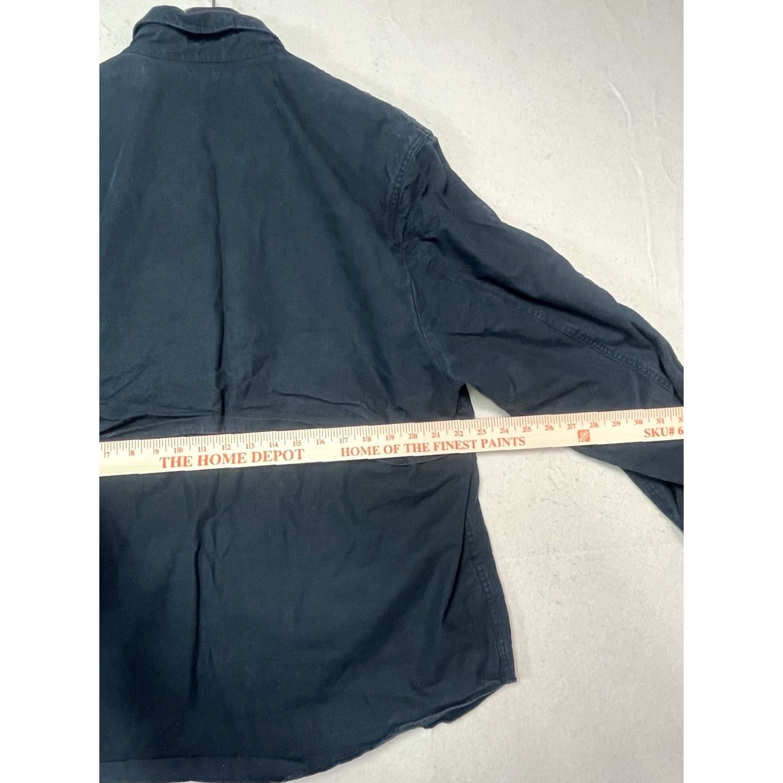 Zara ZARA Man Denim Jacket Black Pockets Size XL Button Jacket Coat Bomber Mens Casual Workwear Button Front Size US XL / EU 56 / 4 - 3 Thumbnail