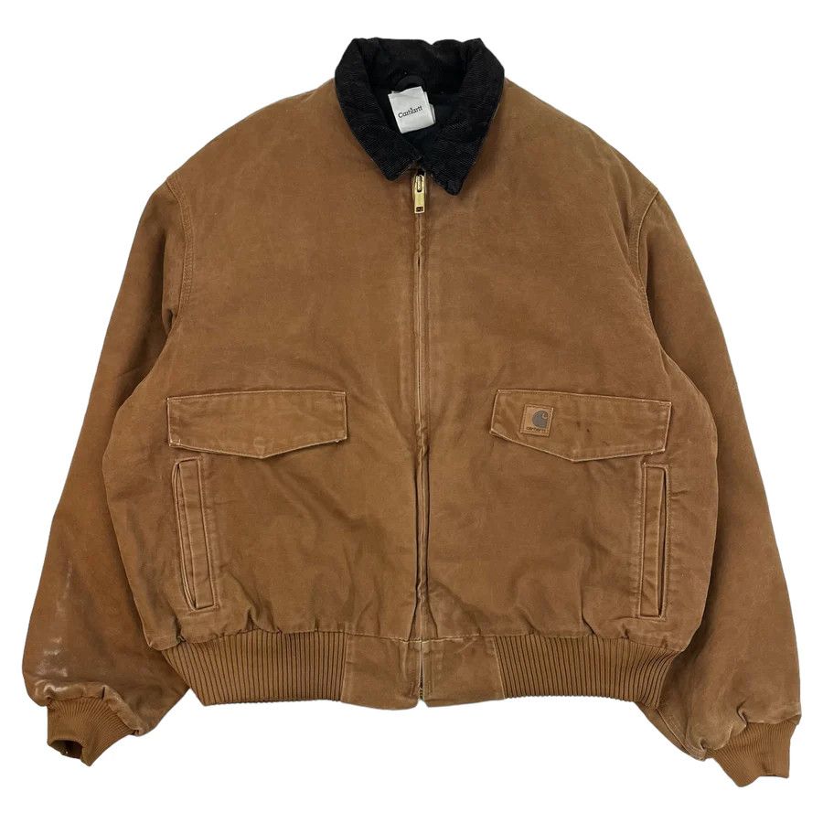 Image of Vintage Carhartt J165 Jacket Brown, Men's (Size 2XL)