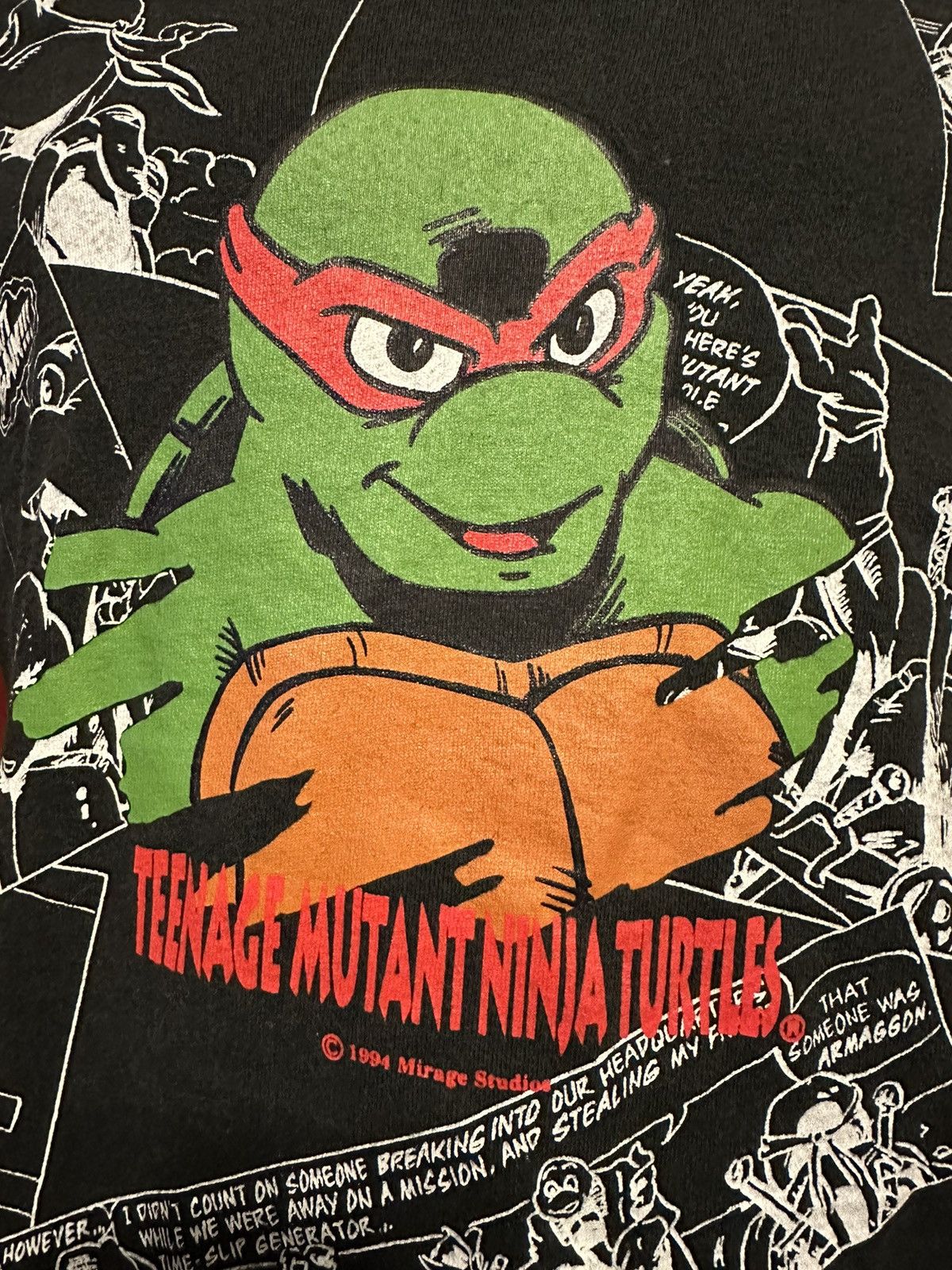 Mirage × Vintage Vintage Teenage Mutant Ninja Turtles Tee Raphael TMNT Grail Size US L / EU 52-54 / 3 - 3 Thumbnail