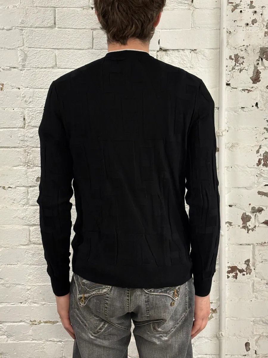 Emporio Armani SS2020 Emporio Armani Black Squared Sweater Size US S / EU 44-46 / 1 - 3 Thumbnail
