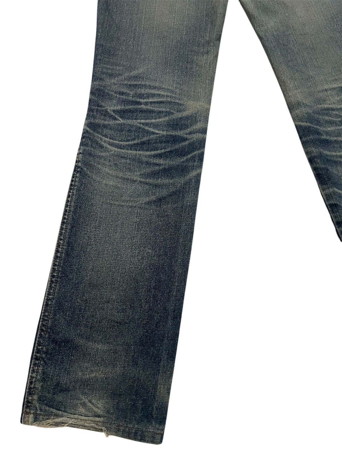 Diesel × Vintage Sick🔥Vtg Ripped Jeans Diesel Industry Embroidery denim Size 29" - 9 Thumbnail