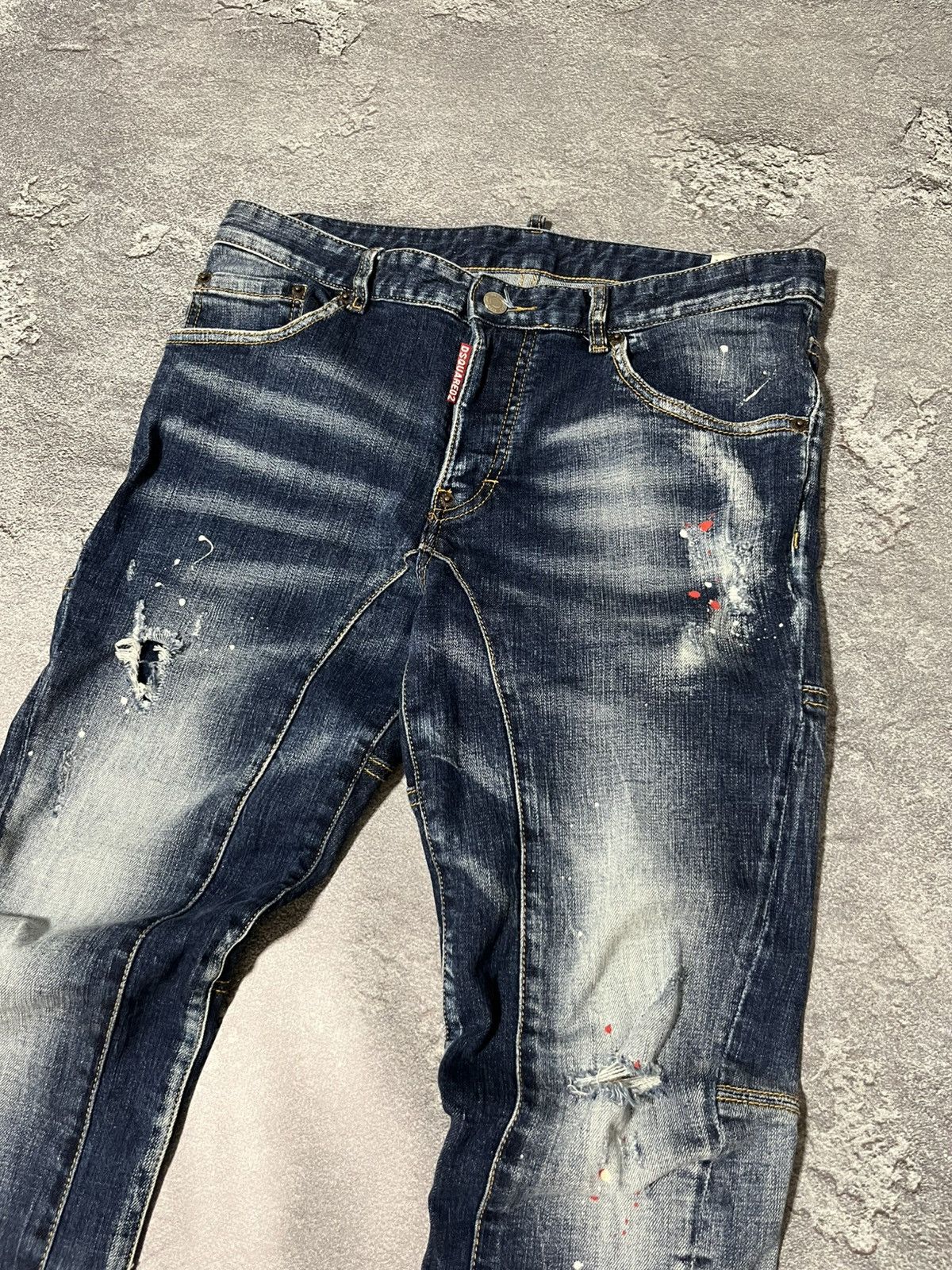 Dsquared2 Dsquared 2 Luxury Distressed Painter Jeans Pants Size US 34 / EU 50 - 2 Thumbnail