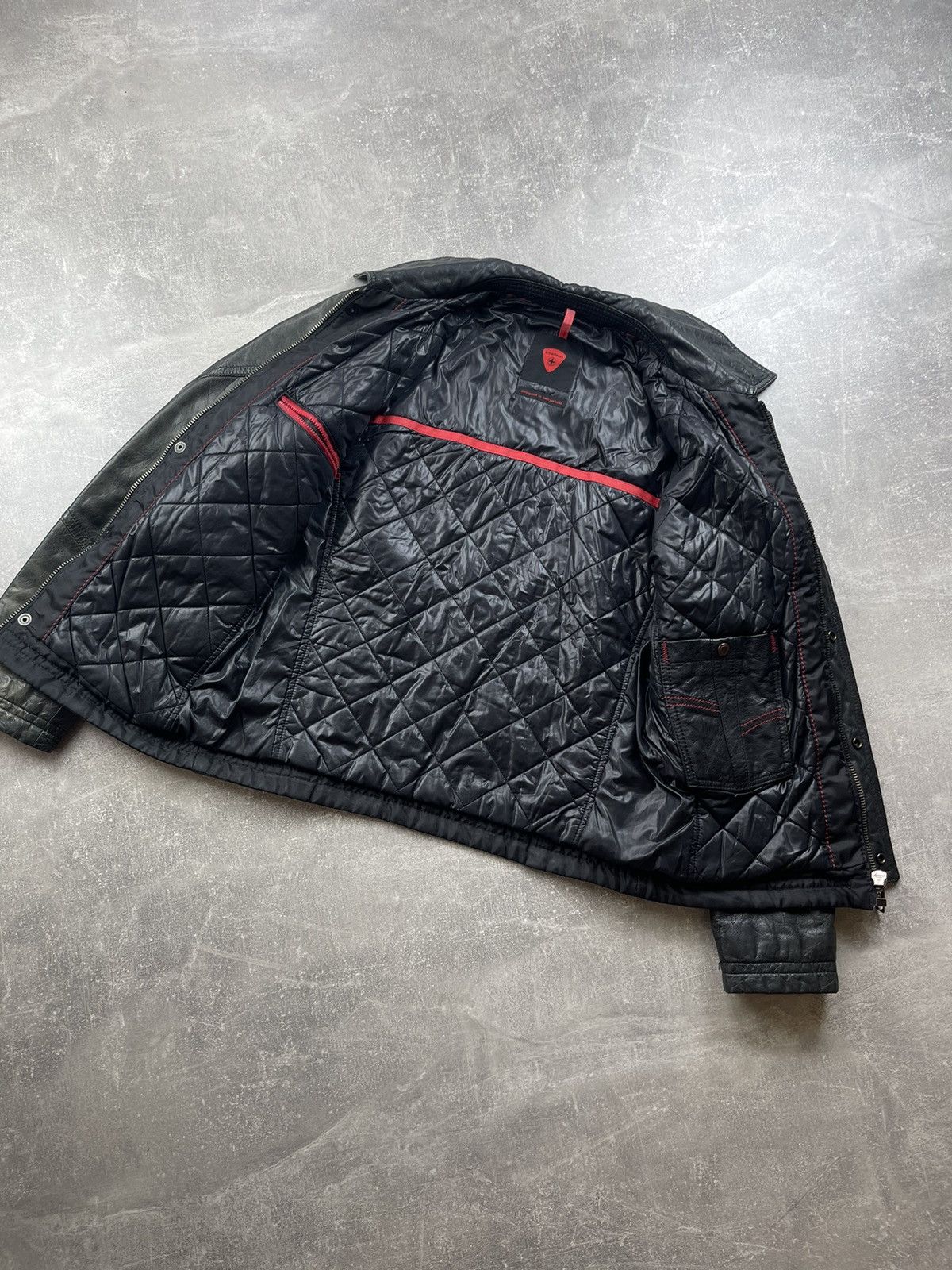 Genuine Leather × Strellson Strellson Leather Zip Biker Goal Nappa Taylor Swiss Jacket Size US S / EU 44-46 / 1 - 10 Thumbnail