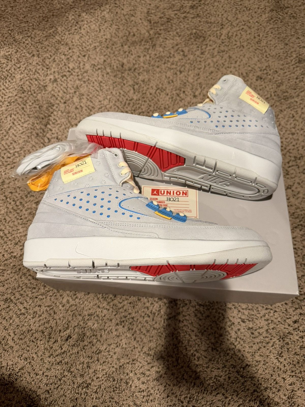 Jordan Brand × Union LA Jordan 2 Union Grey Fog Size US 10.5 / EU 43-44 - 5 Thumbnail