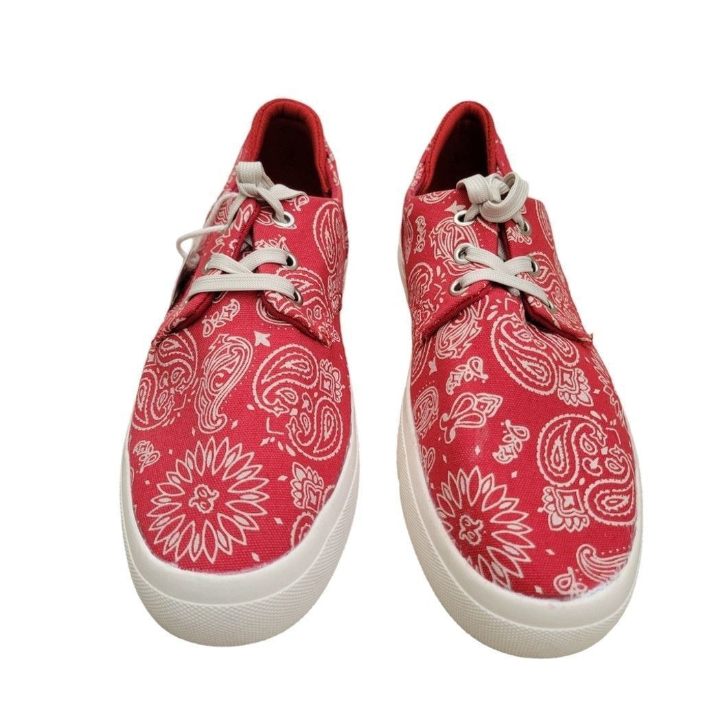 Other Sun Stone Kiva Sneakers Men's. Size 7M. Red/Paisley. NIB Size US 7 / EU 40 - 2 Thumbnail