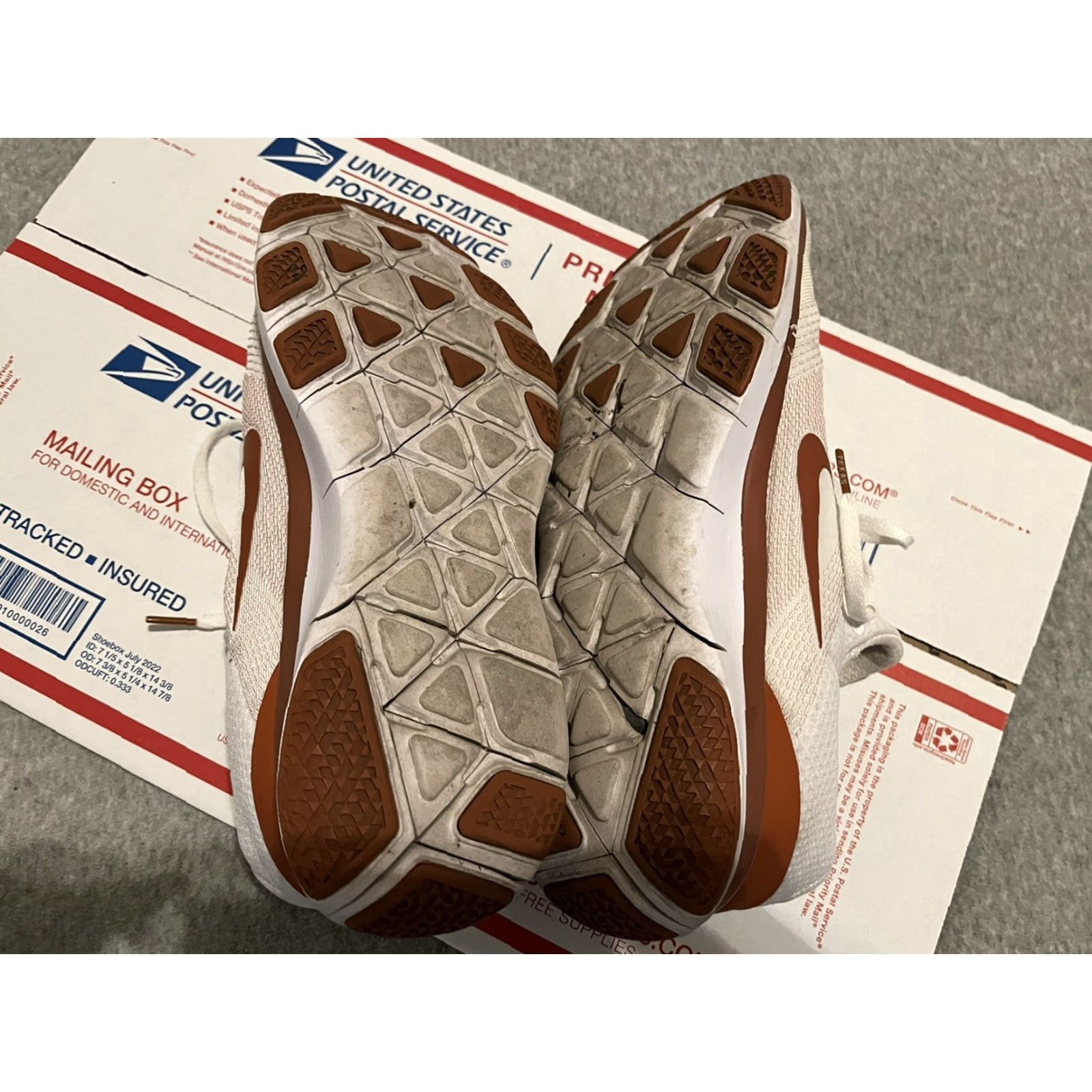 Nike Nike Free Trainer V7 SG Sneaker Men 11 White Orange Texas Longhorns 898049-100 Size US 10 / EU 43 - 8 Thumbnail