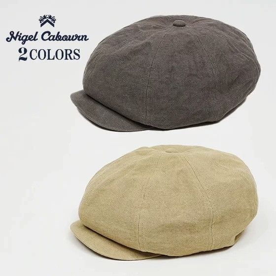 Nigel Cabourn Nigel Cabourn Linen Newsboy Cap Summer Size ONE SIZE - 1 Thumbnail