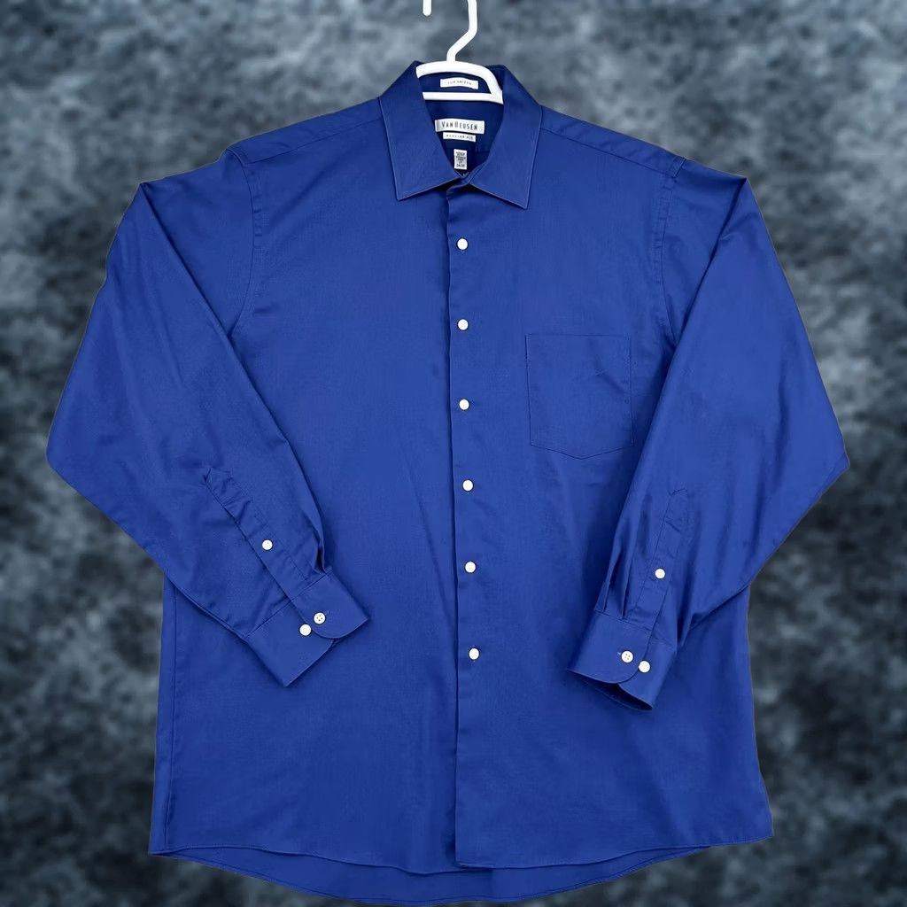 lux sateen dress shirts Van Heusen - Brandclub