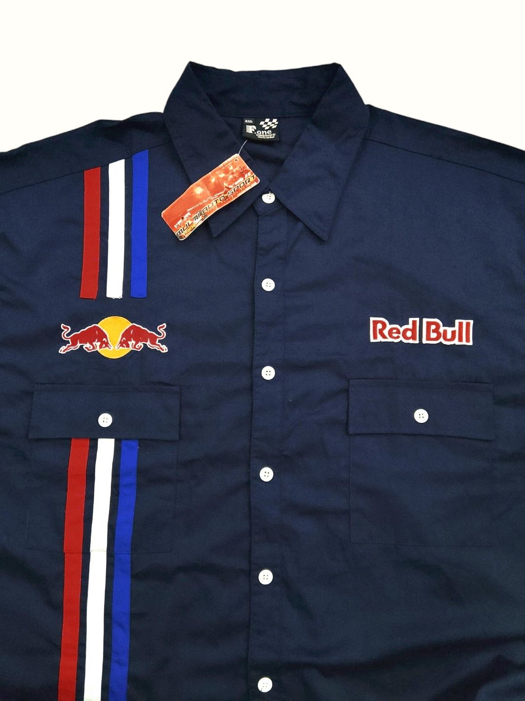 Red Bull 4XL REDBULL RACING F1 SHIRT EMBROIDERED LOGO (new with tag) Size US XXL / EU 58 / 5 - 4 Thumbnail