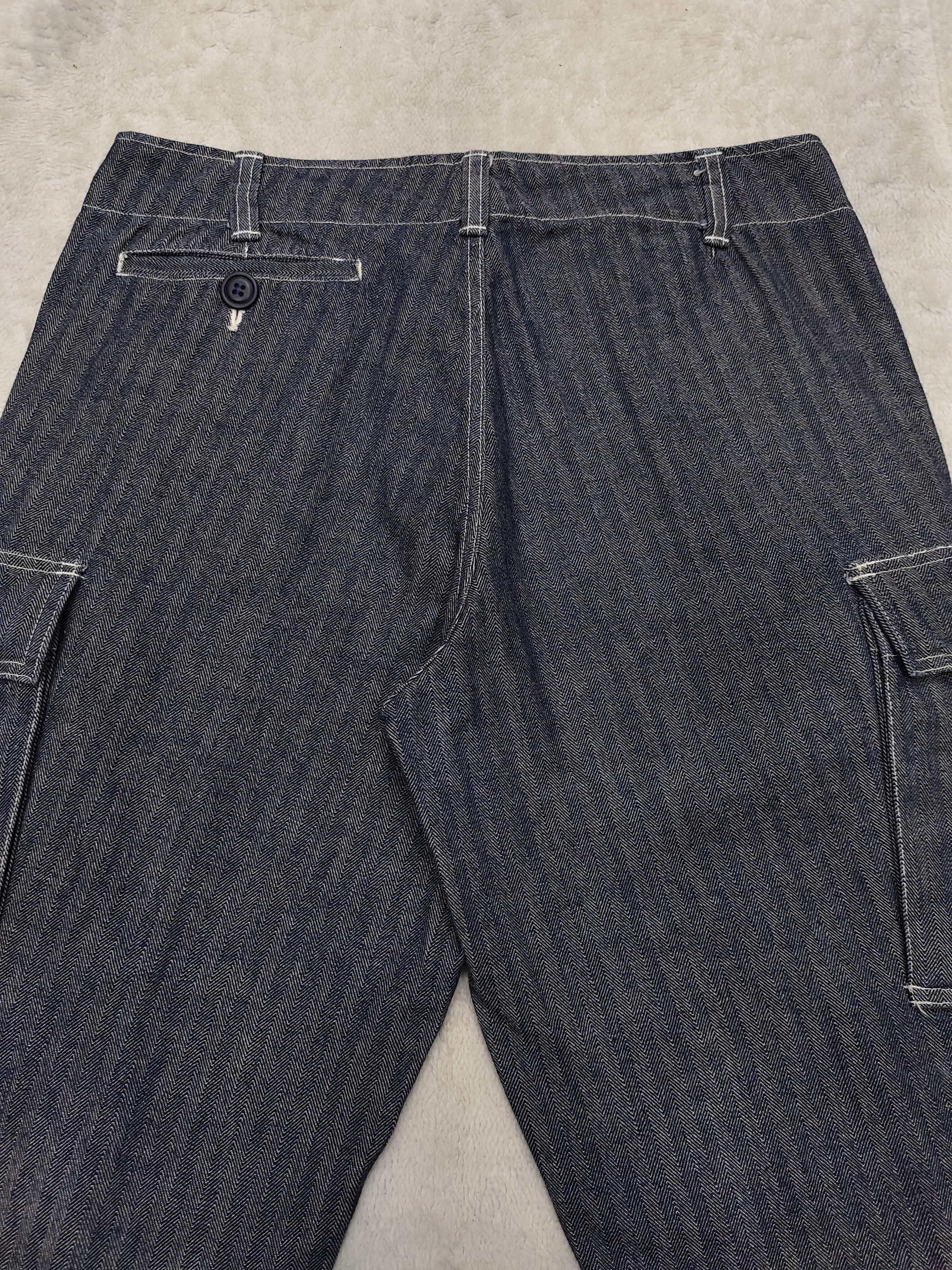 Japanese Brand × Nepenthes 🇯🇵Nepenthes🇯🇵 Hoggs Herringbone Cargo Pants Size US 32 / EU 48 - 6 Thumbnail