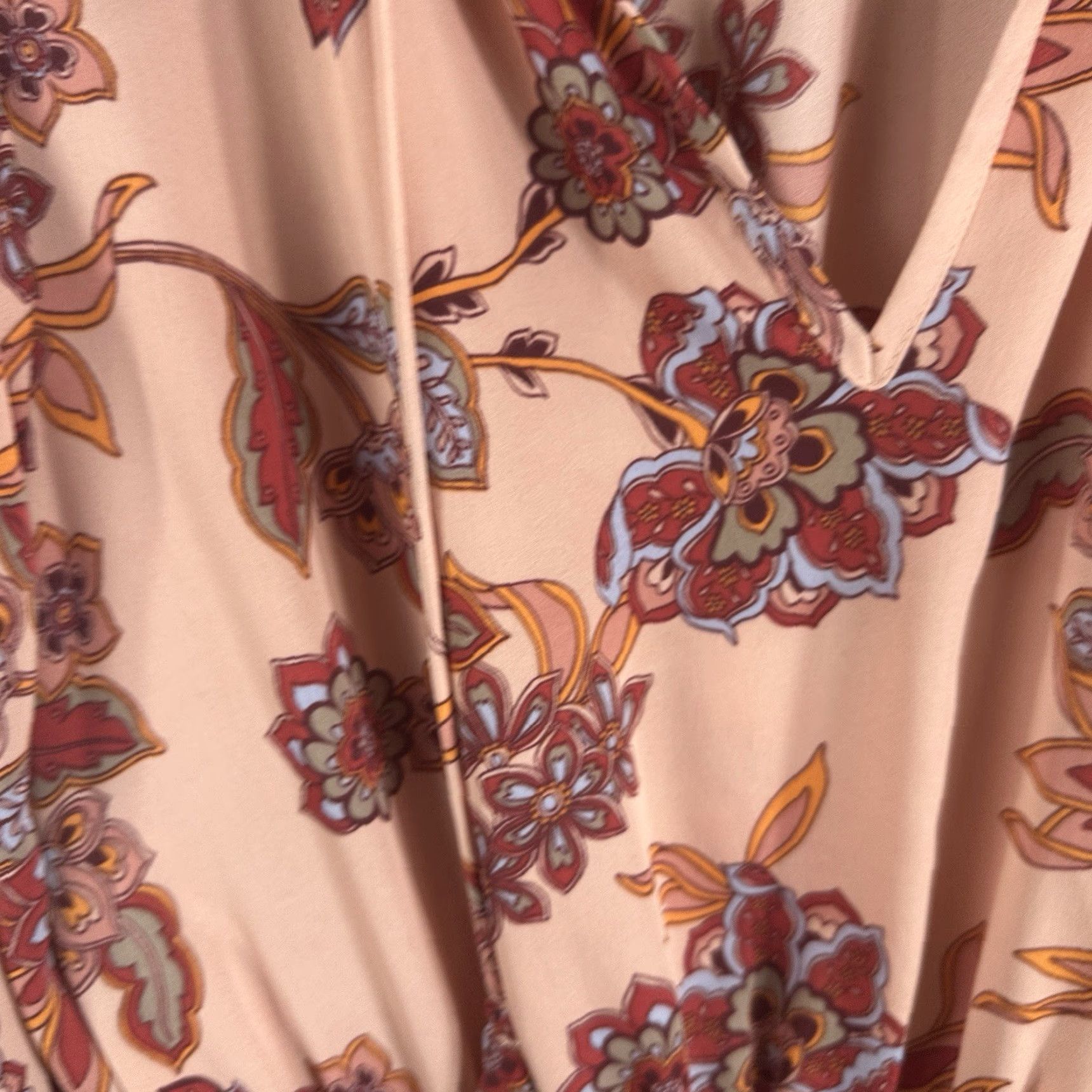 MISA Los Angeles MISA Los Angeles Mini Dress Women XS Floral Ruffle Bohemian V-Neck Short Sleeve Pullover 100% Polyester Red Dress Size XS / US 0-2 / IT 36-38 - 7 Thumbnail
