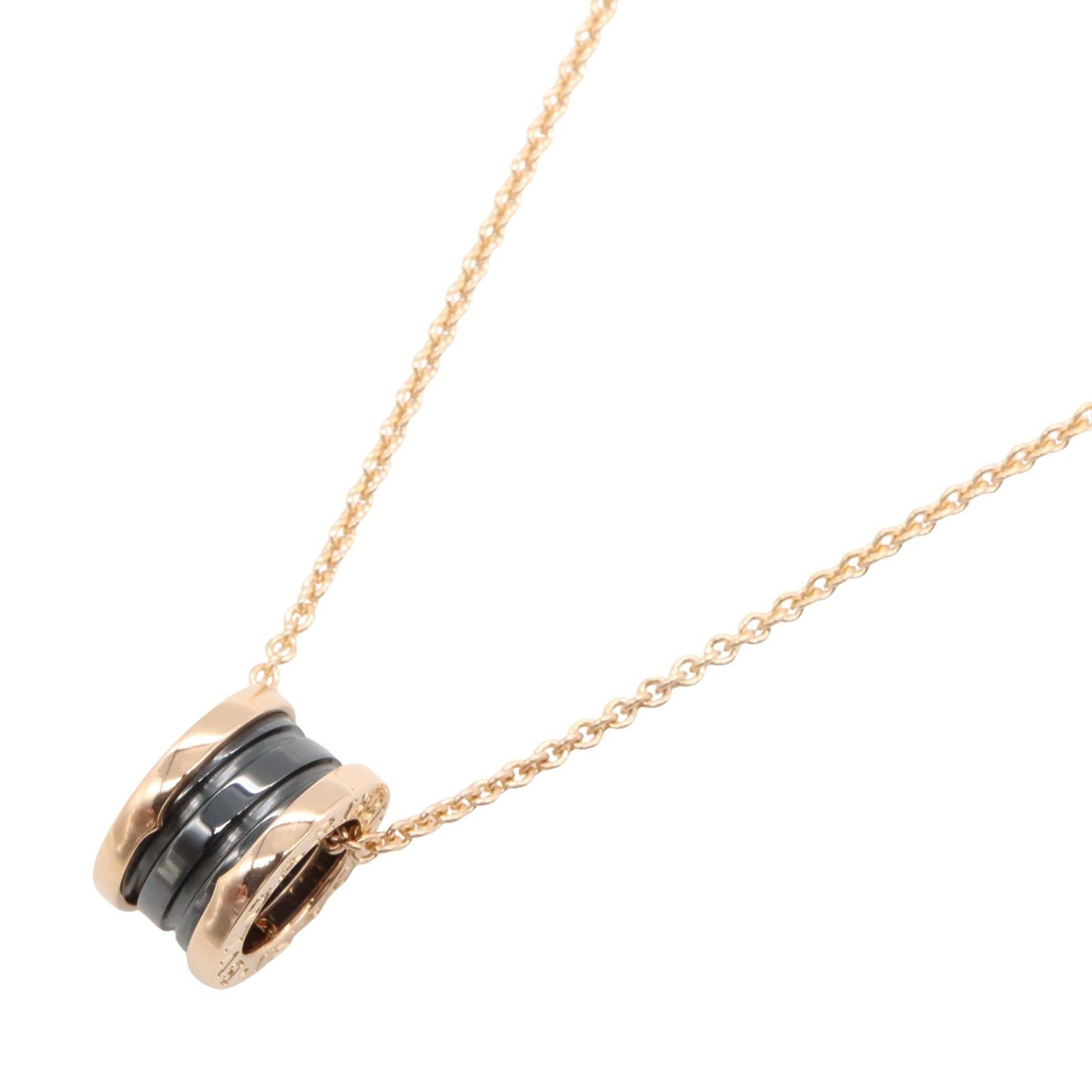 Bvlgari Bvlgari B Zero One Necklace Ceramic K18Pg (Pink Gold) Black Gold Size ONE SIZE - 1 Thumbnail