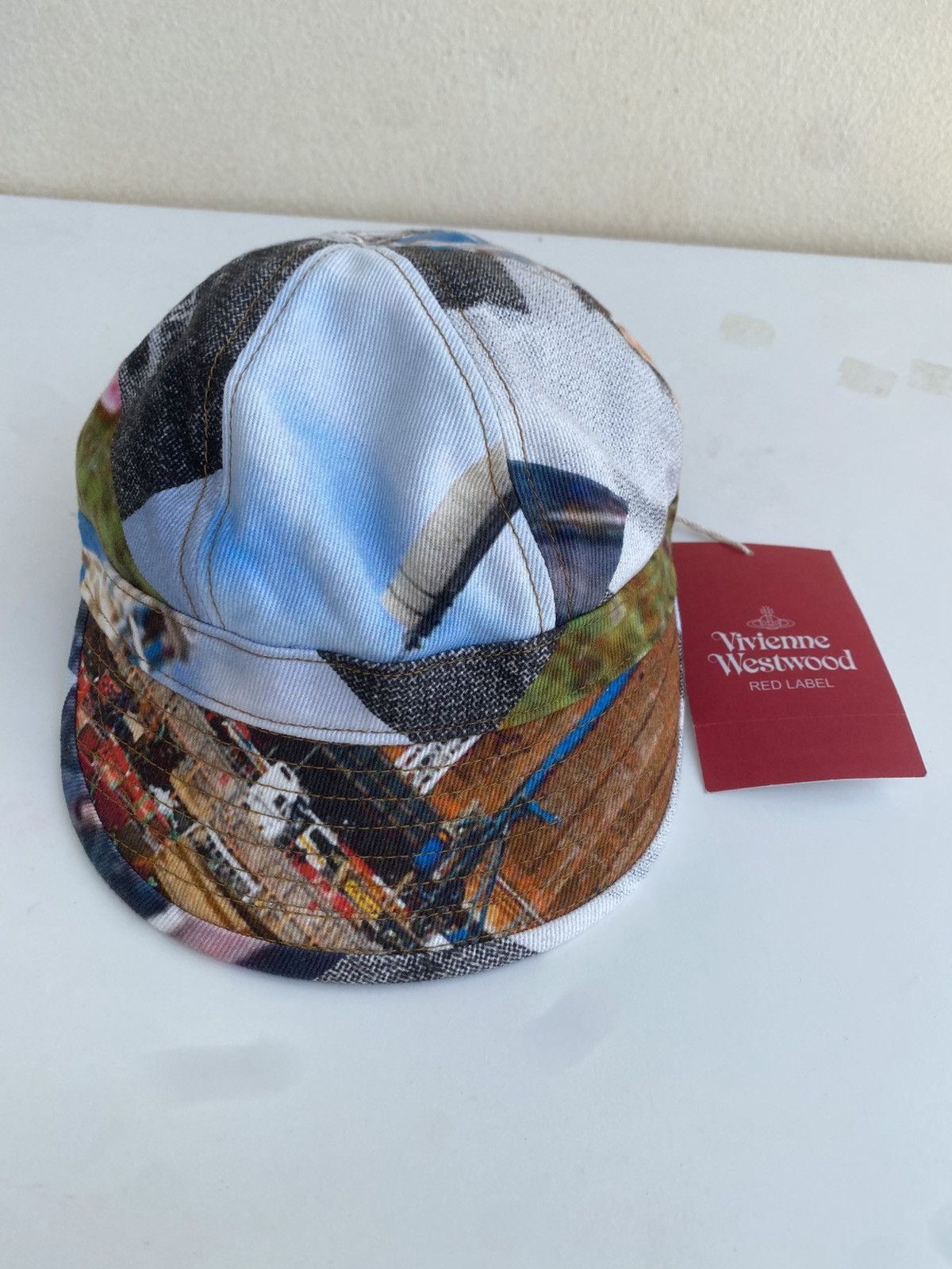 Vivienne Westwood Rare Vivienne Westwood Crazy Design All Over Print Hat Size ONE SIZE - 5 Thumbnail