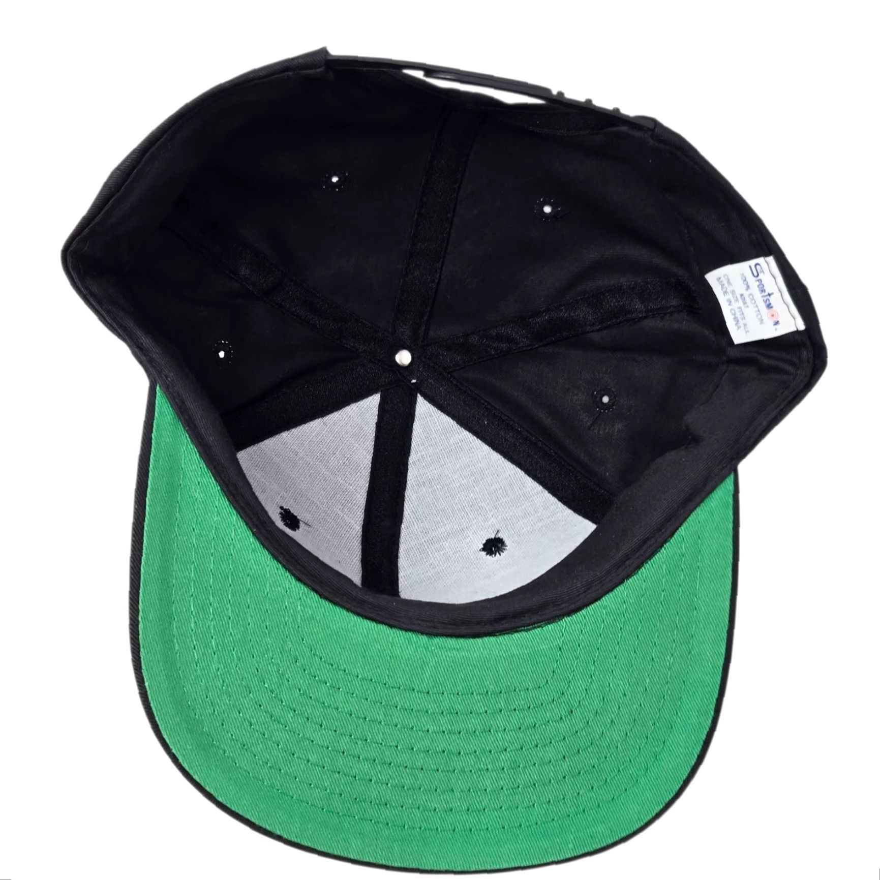 Vintage VINTAGE ABC World Of Sports Snapback Hat Black Embroidered Retro 90s Size ONE SIZE - 4 Thumbnail