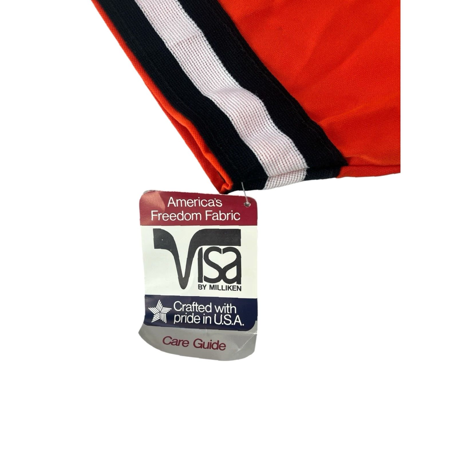 Wilson VINTAGE Wilson T-Shirt Mens Orange 90s V-Neck Short Sleeve NOS NWT Made in USA Baseball Shirt Mens Size M Size US M / EU 48-50 / 2 - 2 Thumbnail