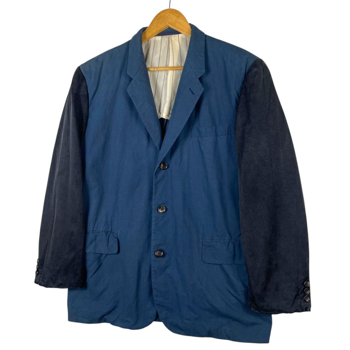 Comme des Garcons × Comme des Garcons Homme × Comme des Garcons Homme Plus 💥AD1992 COMME DES GARÇONS HOMME BLACK SLEEVE JACKET Size US S / EU 44-46 / 1 - 3 Thumbnail