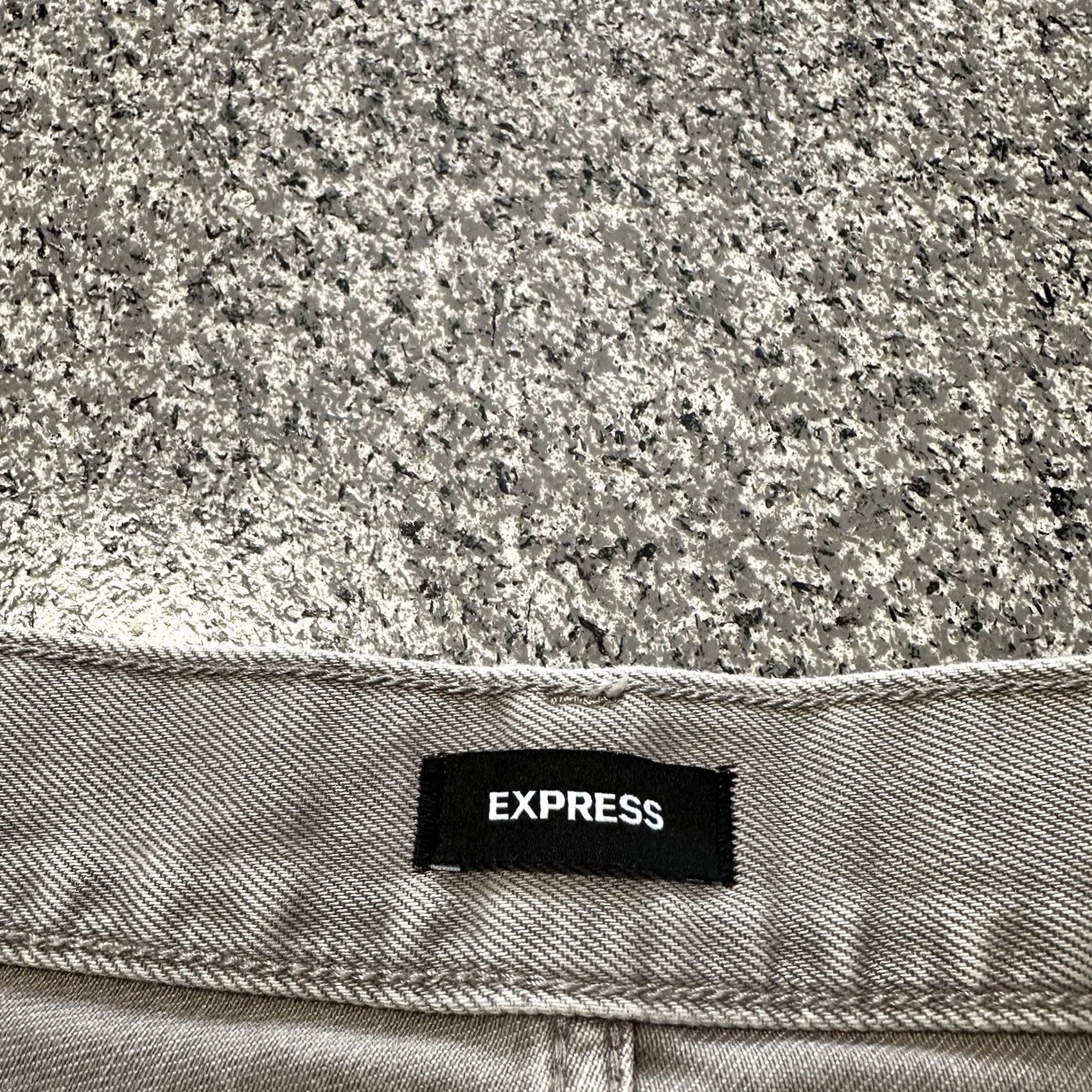 Express Express Jeans Womens 8L 32x34 Wide-Leg High Rise Relaxed Denim Jeans Gray color Size 24" / US 00 / IT 34 - 4 Thumbnail